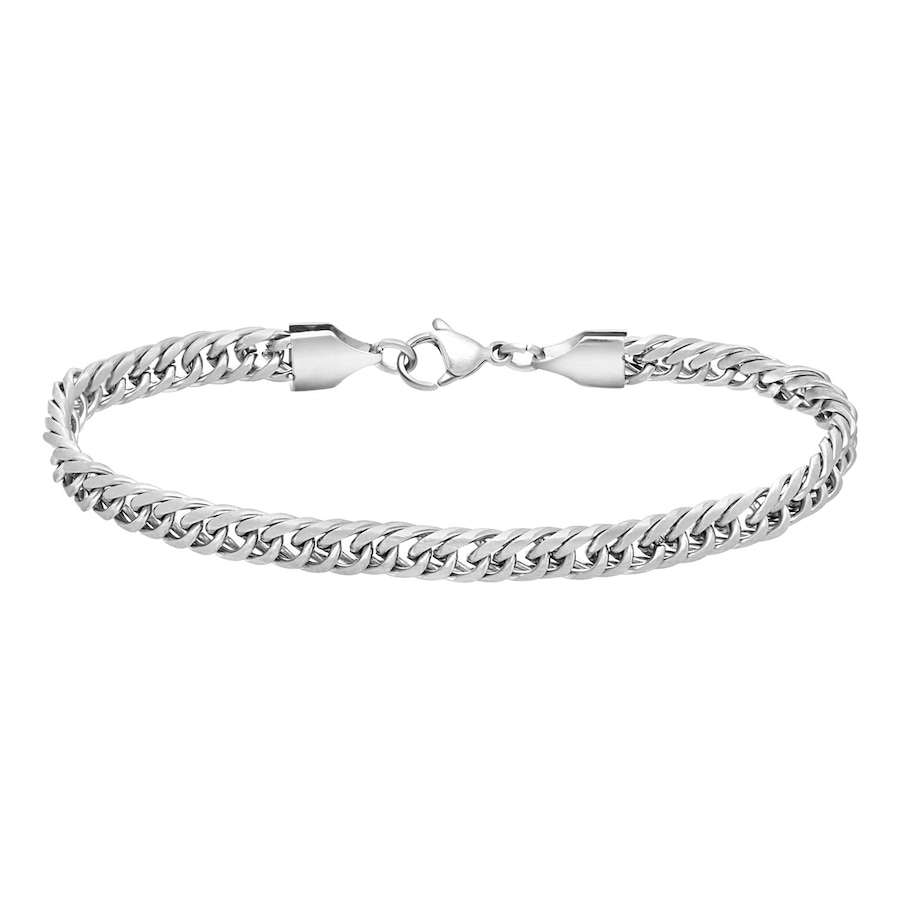 Lucardi Armband Stahl silbern 21.0mm Damen