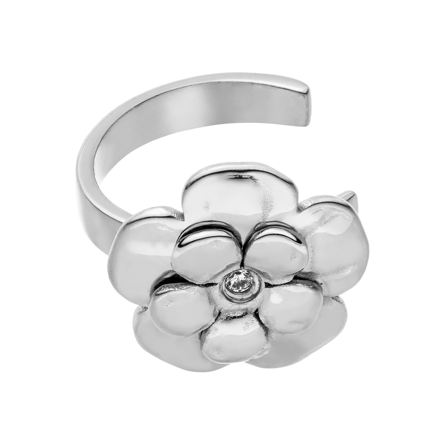 Purelei Flower Earcuff 100% Edelstahl Silber Grau