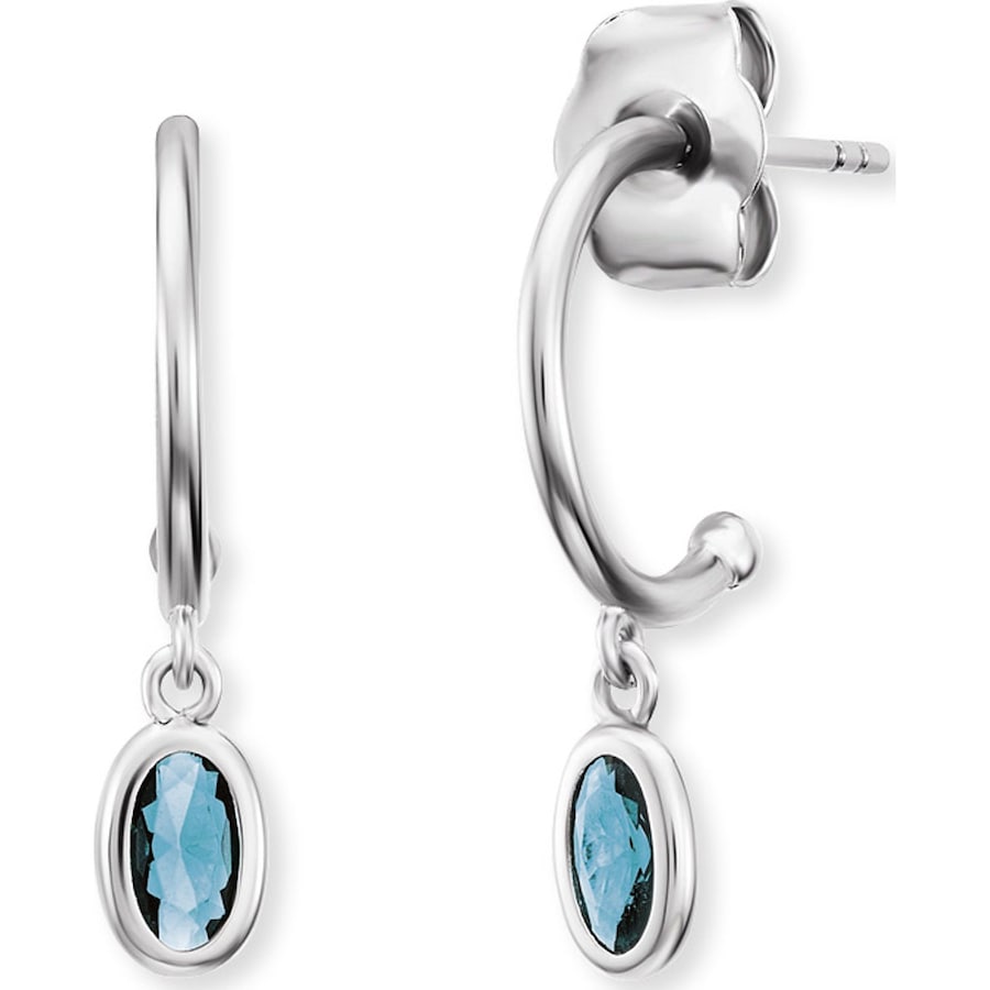 Engelsrufer Creolen 925er Silber türkis Damen