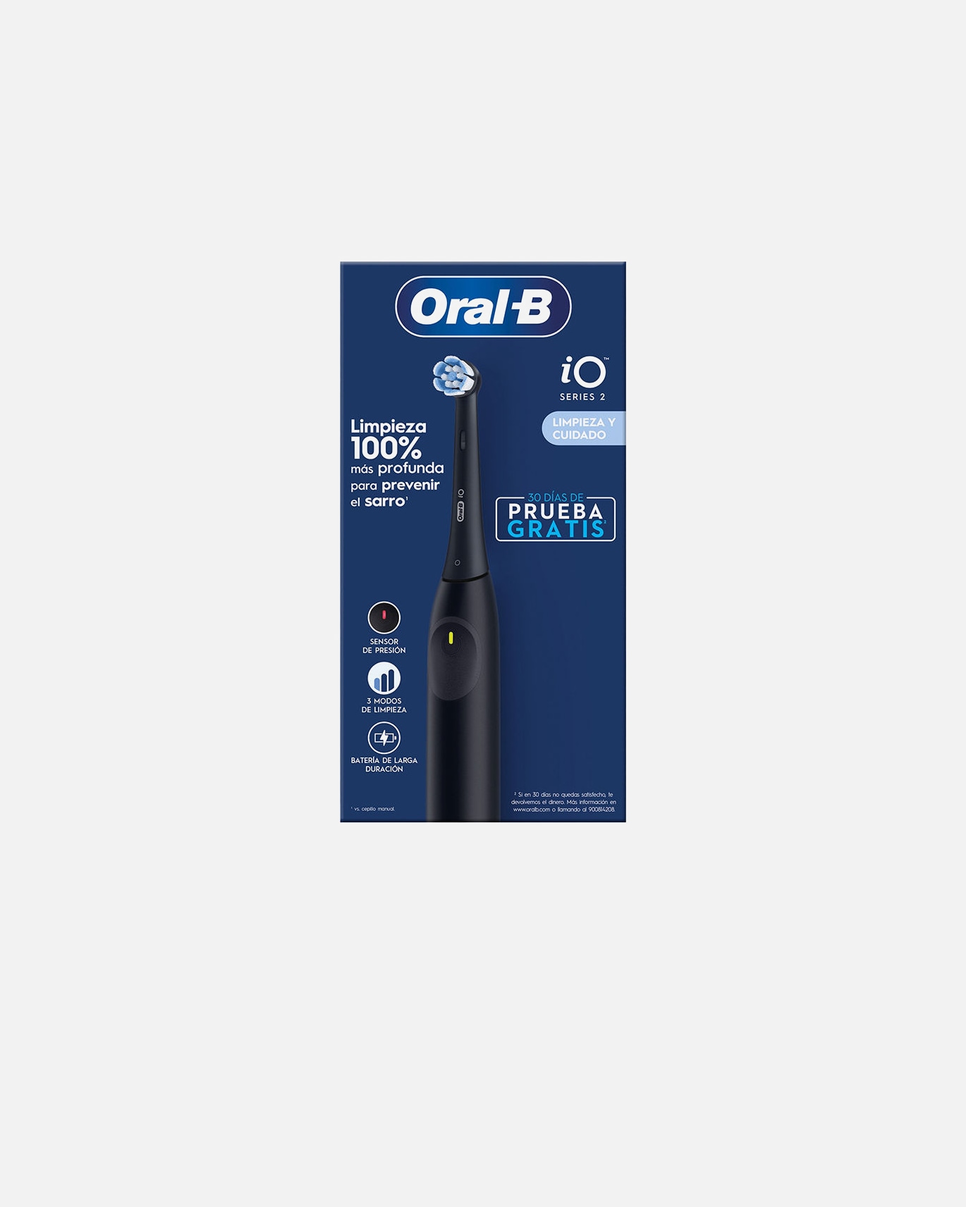 Elektrische Zahnbürste für Unisex Oral-B Elektrische Zahnbürste IO SERIES2 BLACK 1 Stück