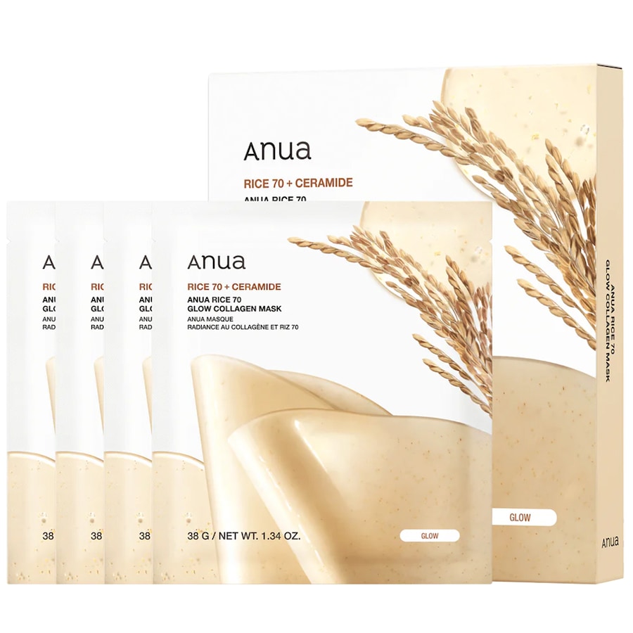 Anua Rice 70 Glow Collagen Mask