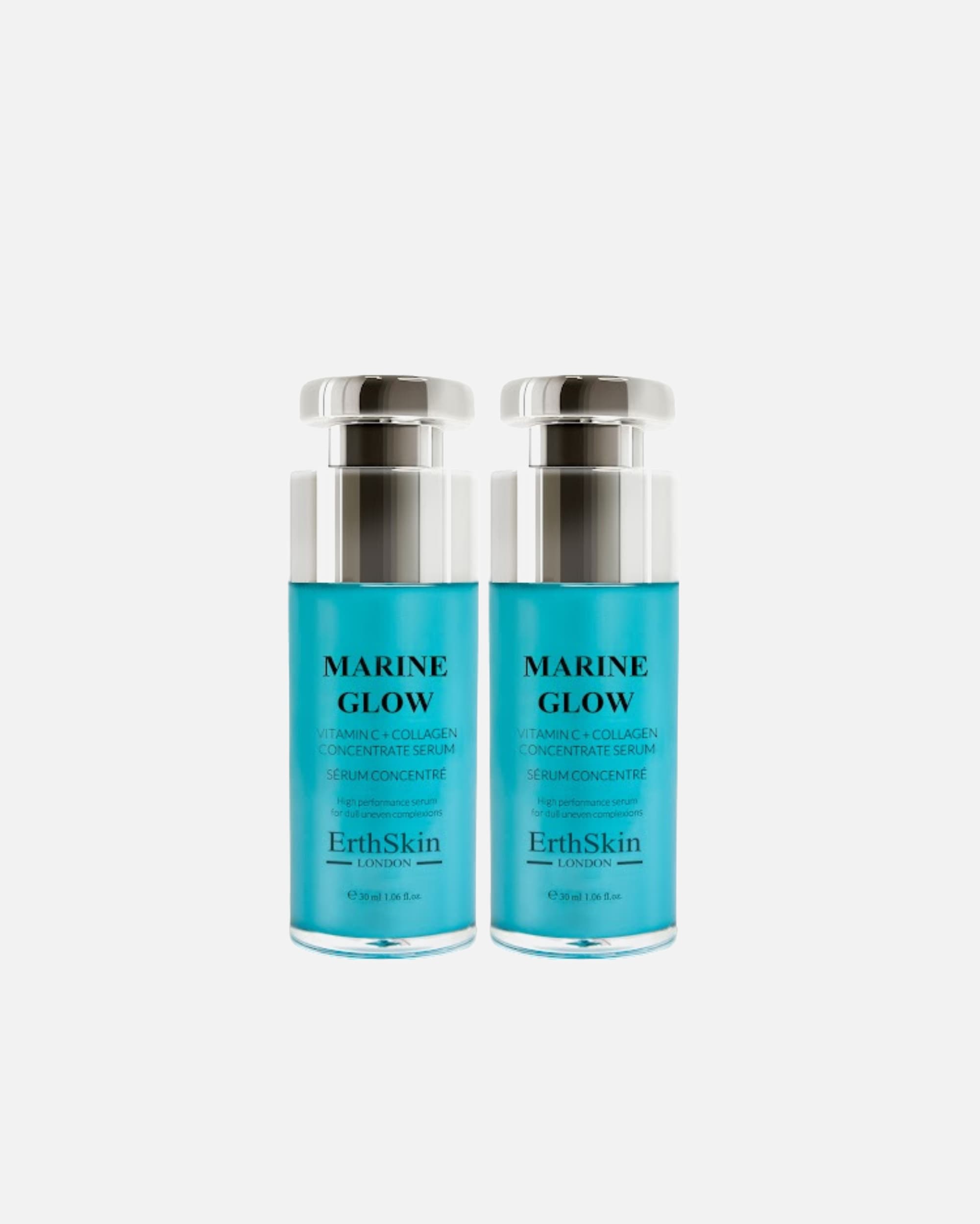 Kollagenserum für Weiblich ErthSkin London Marine Glow Serum Duo 1 Stück Stück