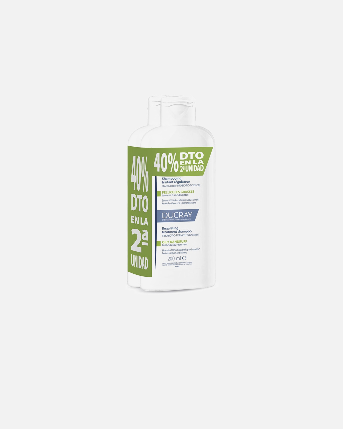 Shampoo für Unisex Ducray KELUAL SQUANORM Shampoo für fettige Schuppenpackung 1 Stück