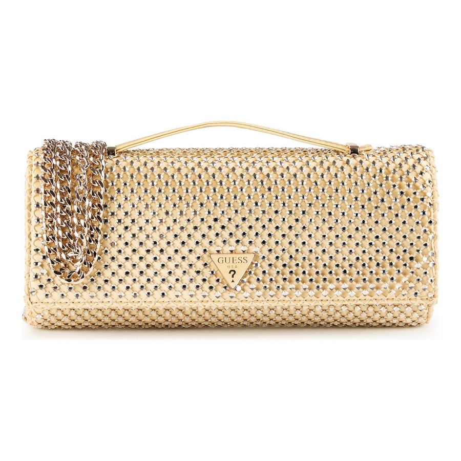 Guess Tasmin Clutch gold Nude Damen