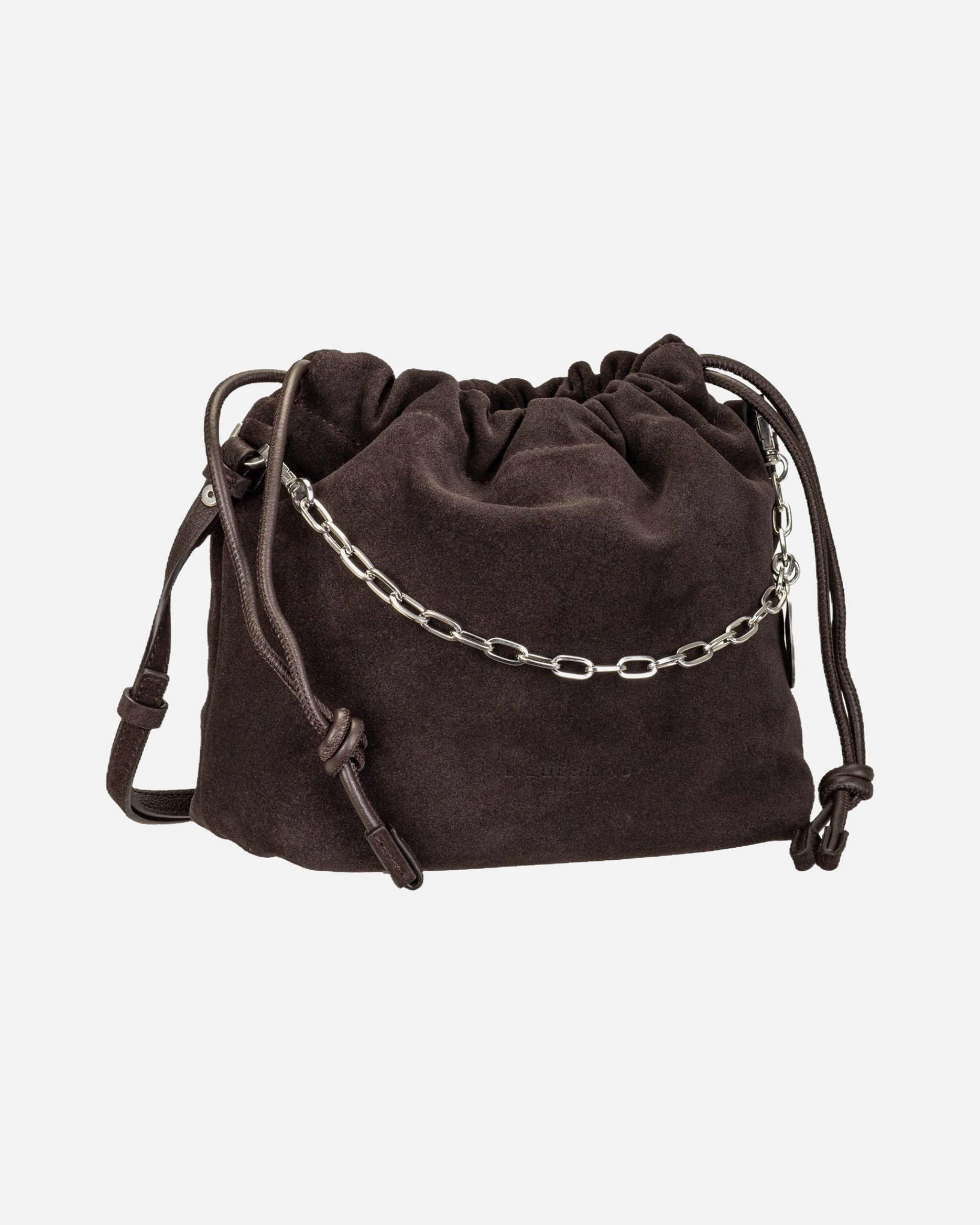 Umhängetasche für Weiblich Liebeskind Handtasche Lya II Hobo S Hydro Suede Deep Soil