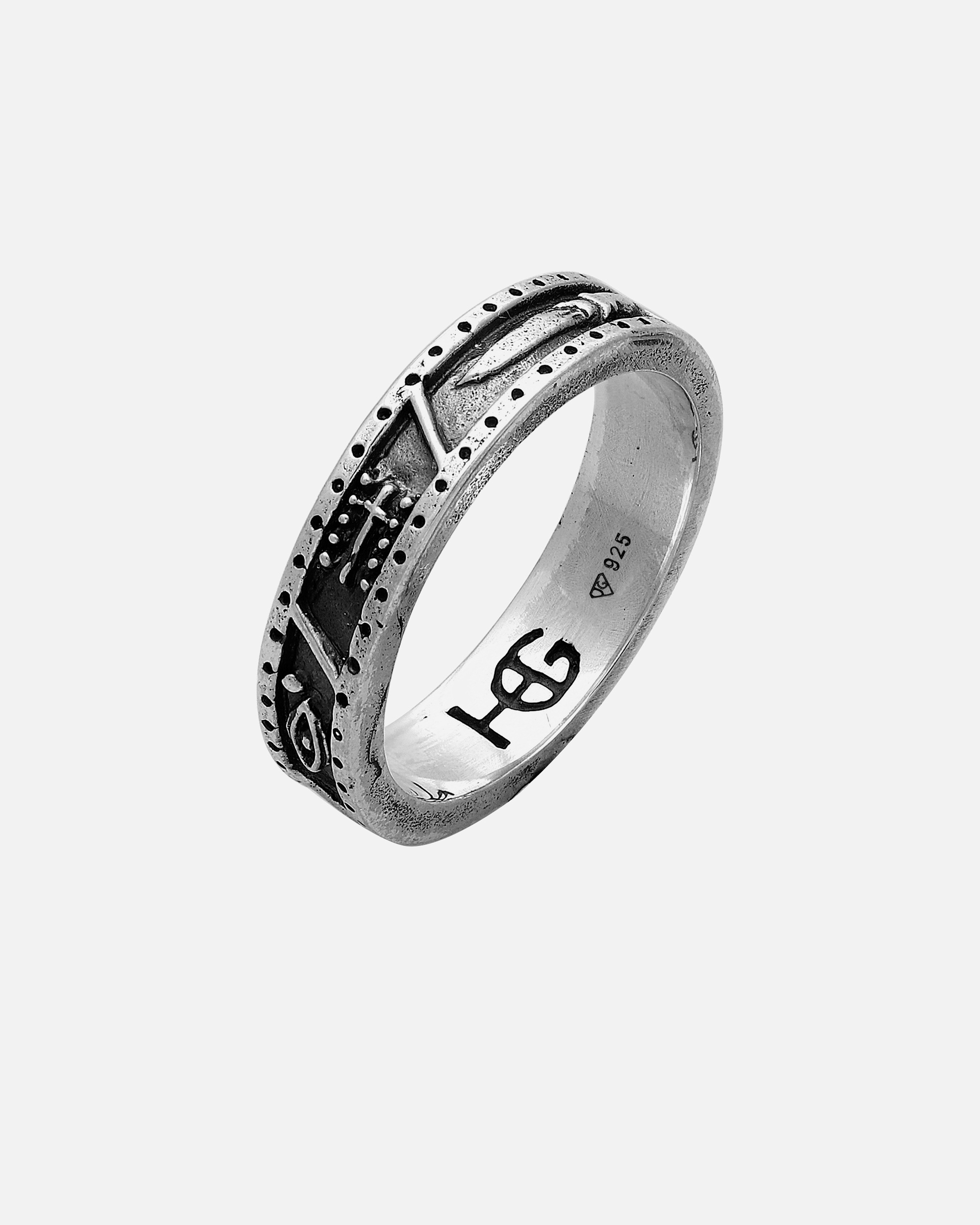 Ring für Männlich Haze & Glory Default Brand Line Bandring - Foresight 925 Silber 64