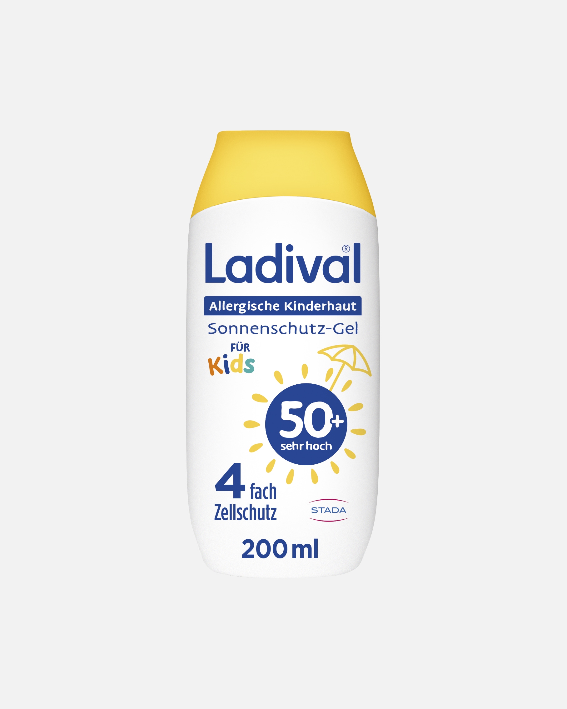 Sonnencreme für Unisex Ladival allergische Kinderhaut Gel LSF 50+ 200 ml
