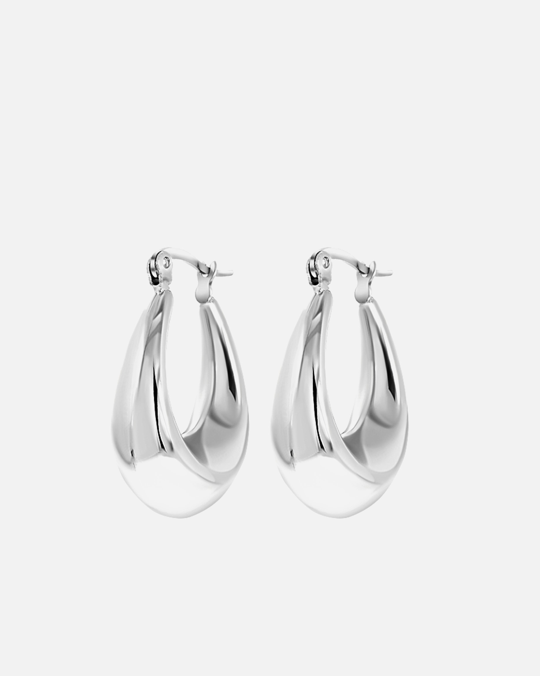 Ohrringe für Weiblich Lucardi Ohrringe Stahl Silber