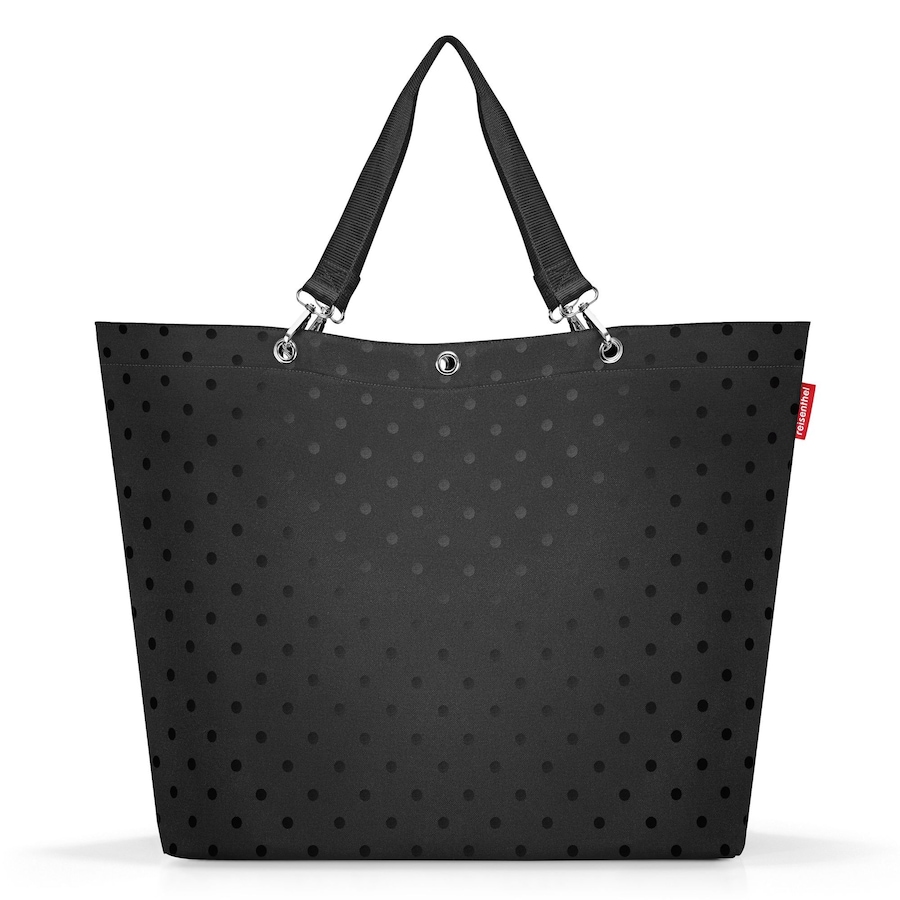 Reisenthel Shopper glossy dots black Schwarz Damen