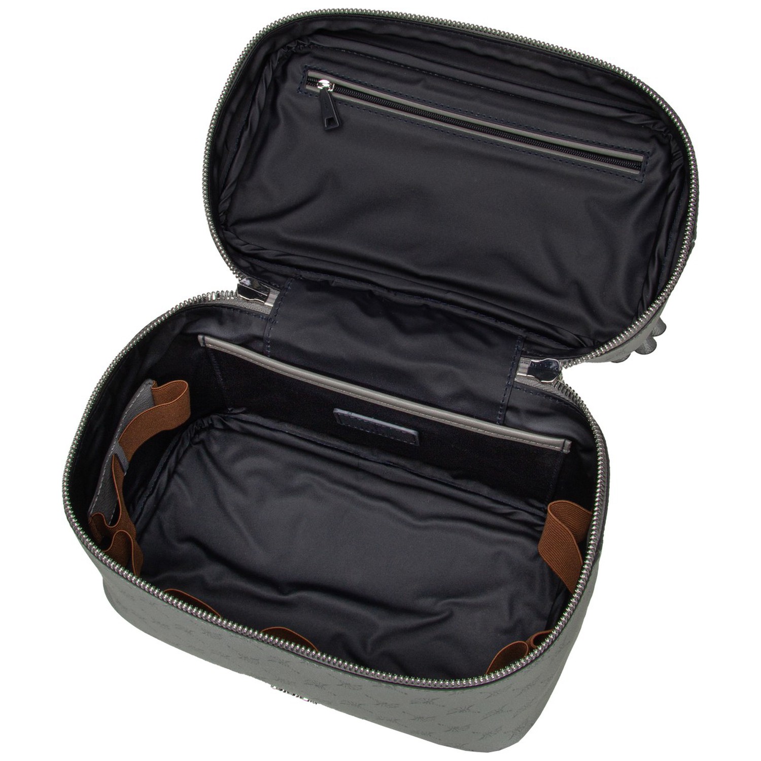 Necessaire Da Viaggio JOOP! Cortina 1.0 Flora - 25x17x14 Cm - Con Scomparti, Anellini E Specchio - Colore Cream-White