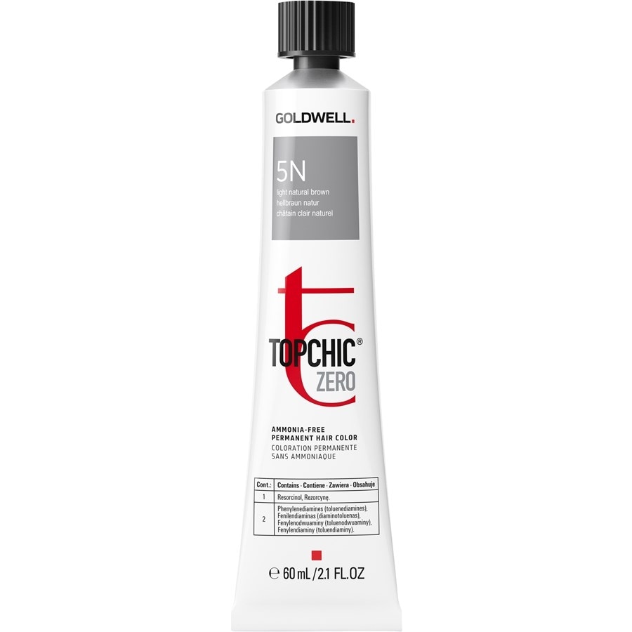 Goldwell Zero Haarfarbe 5N Hellbraun Natur 60 ml Schwarz Damen