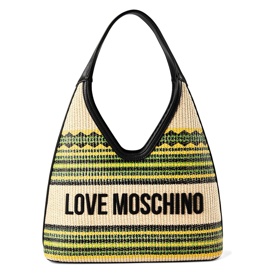 Love Moschino Sunset Stripes Schultertasche multicolour black Schwarz Damen