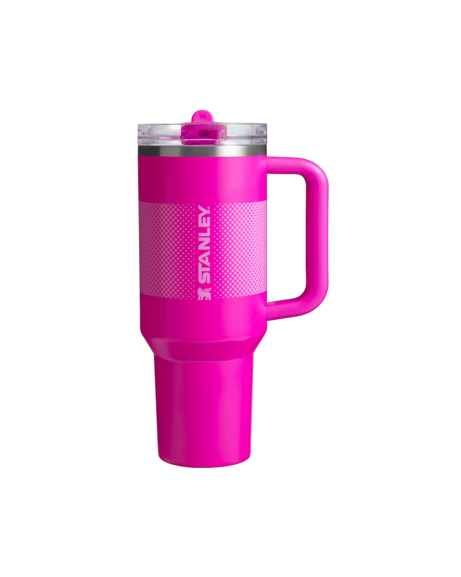 Stanley 1913 Thermobecher - 1,18L QUENCHER PROTOUR FLIP STRAW TUMBLER Violet Blossom Fade Grau