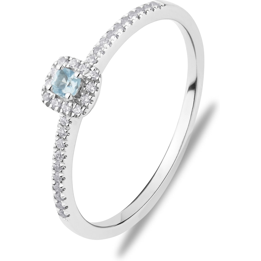 CHRIST Damenring 585er Weißgold 58 Damen