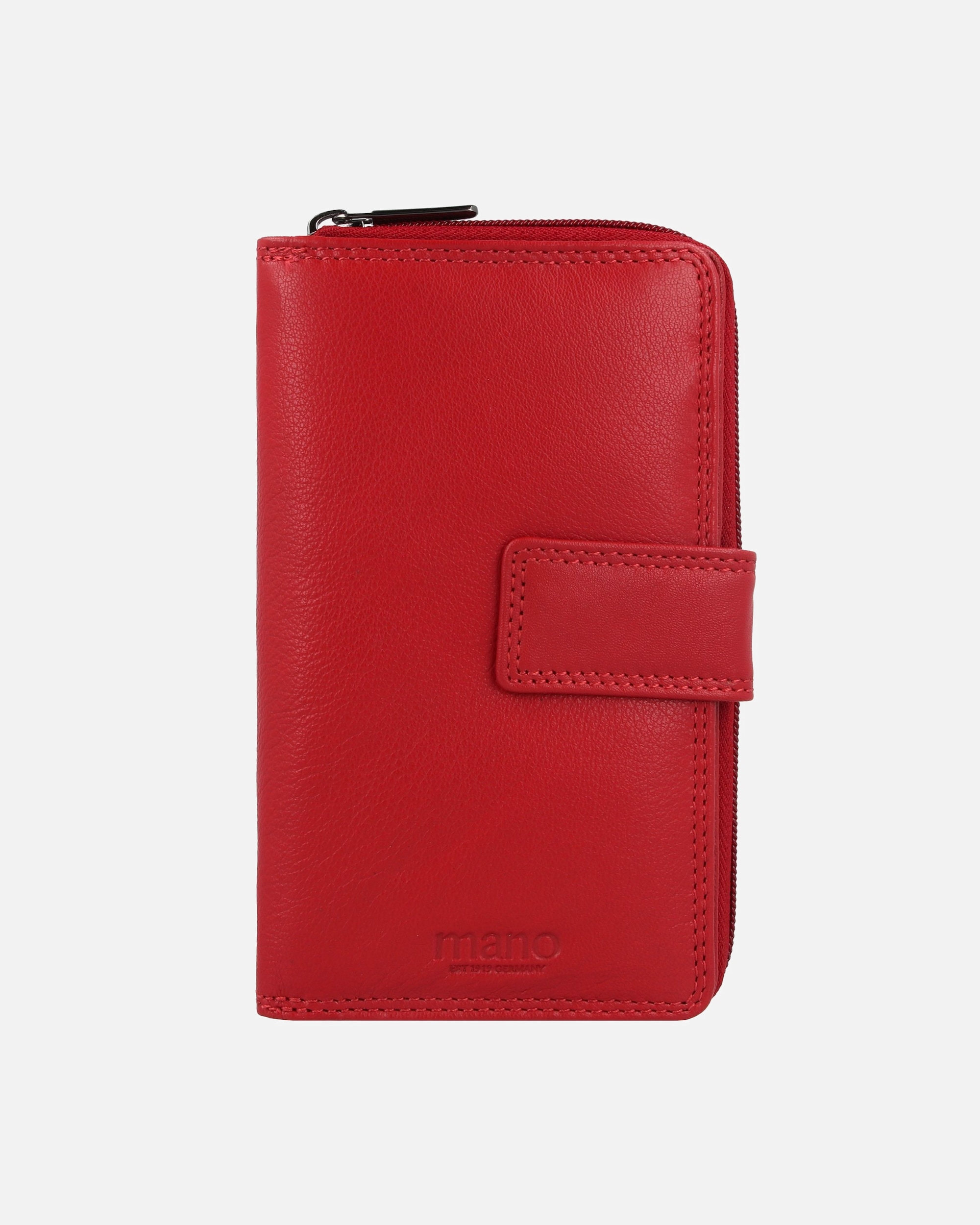 Portemonnaie für Weiblich mano Donna Giulia Damengeldbörse rot