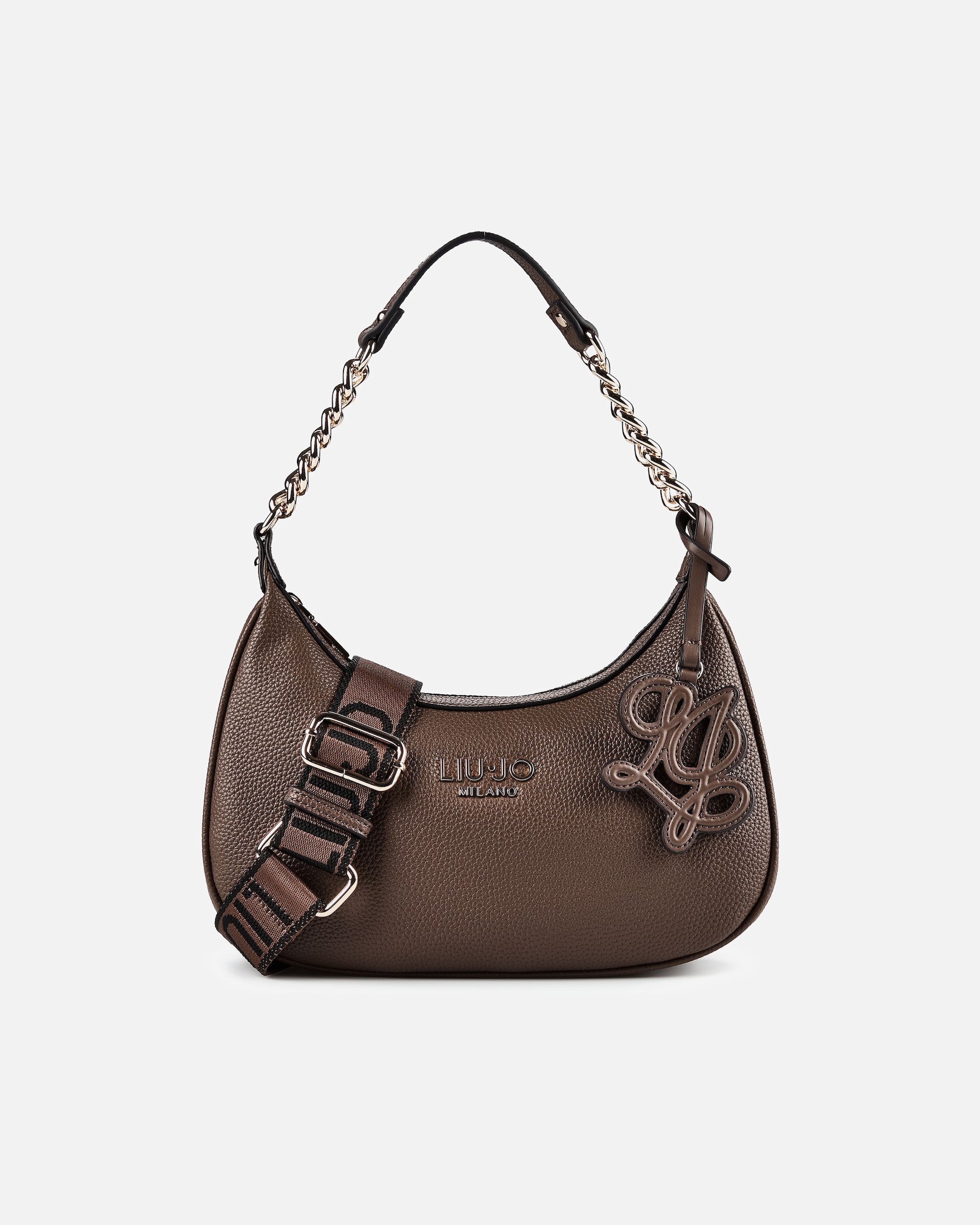 Tasche für Weiblich Liu Jo Ridhi Schultertasche dark mocha