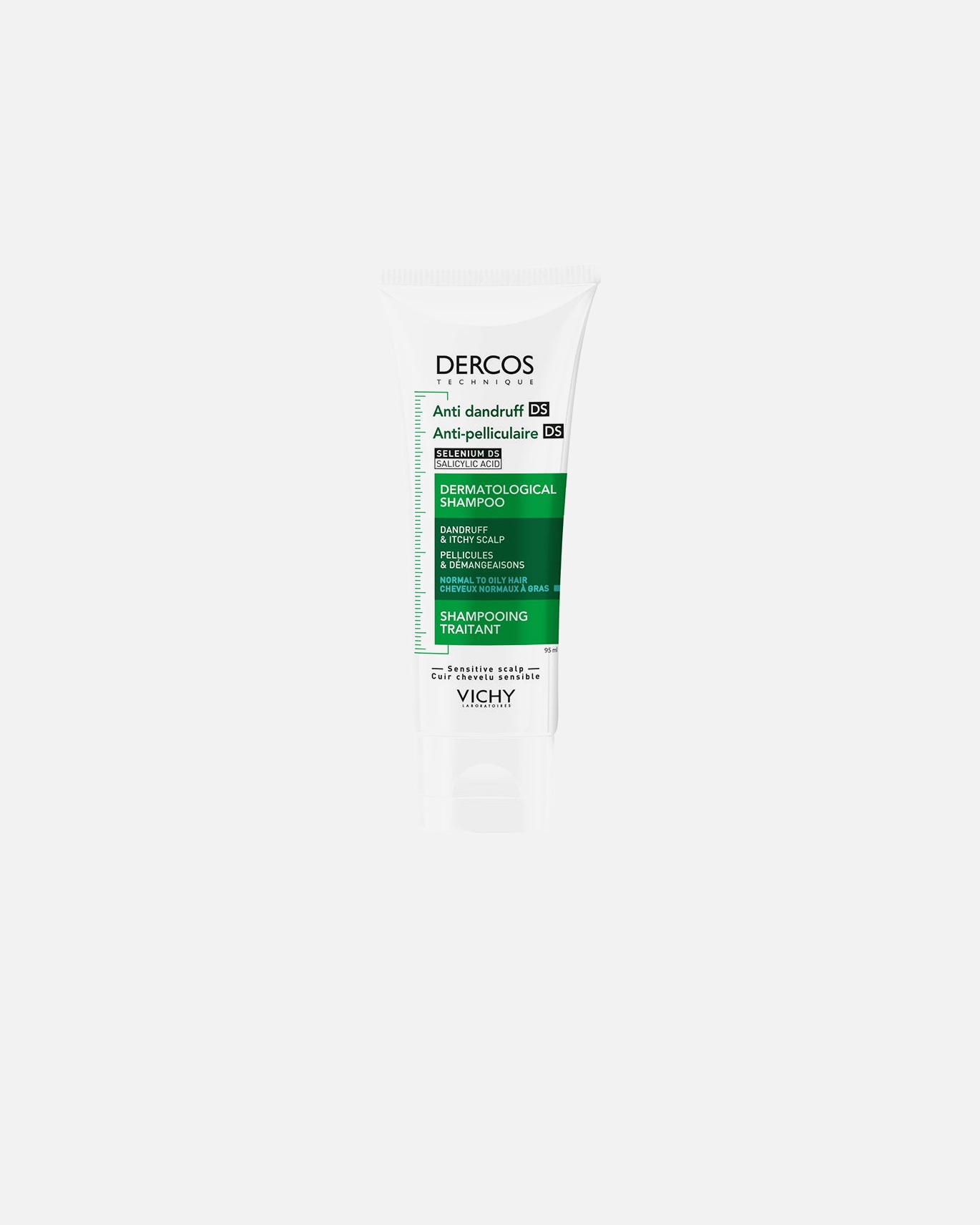 Shampoo für Unisex Vichy Dercos Anti-Schuppen normale bis trockene Kopfhaut 95 ml
