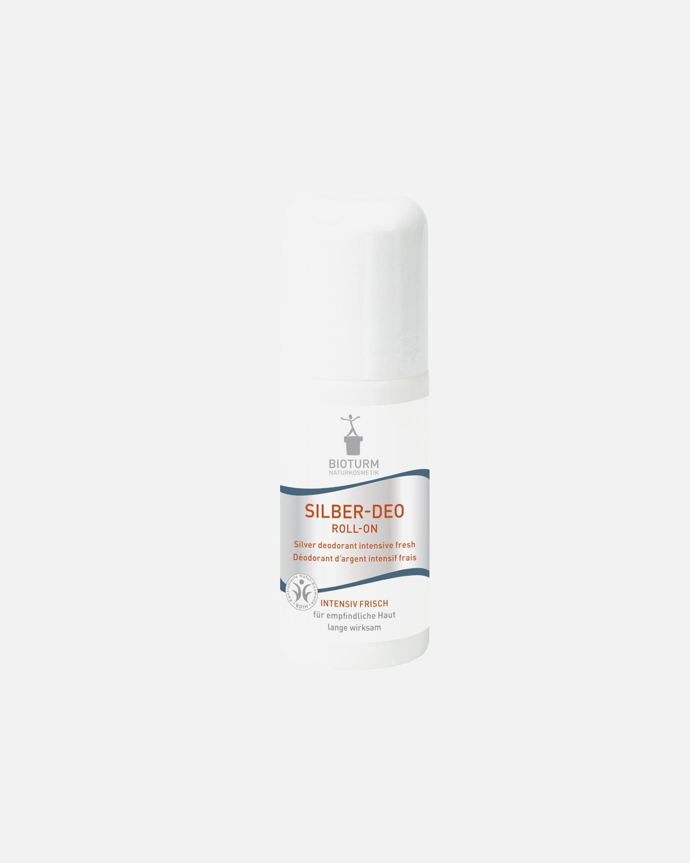 Deodorant für Unisex Bioturm Silber - Deo Roll-On intensiv frisch 50 ml