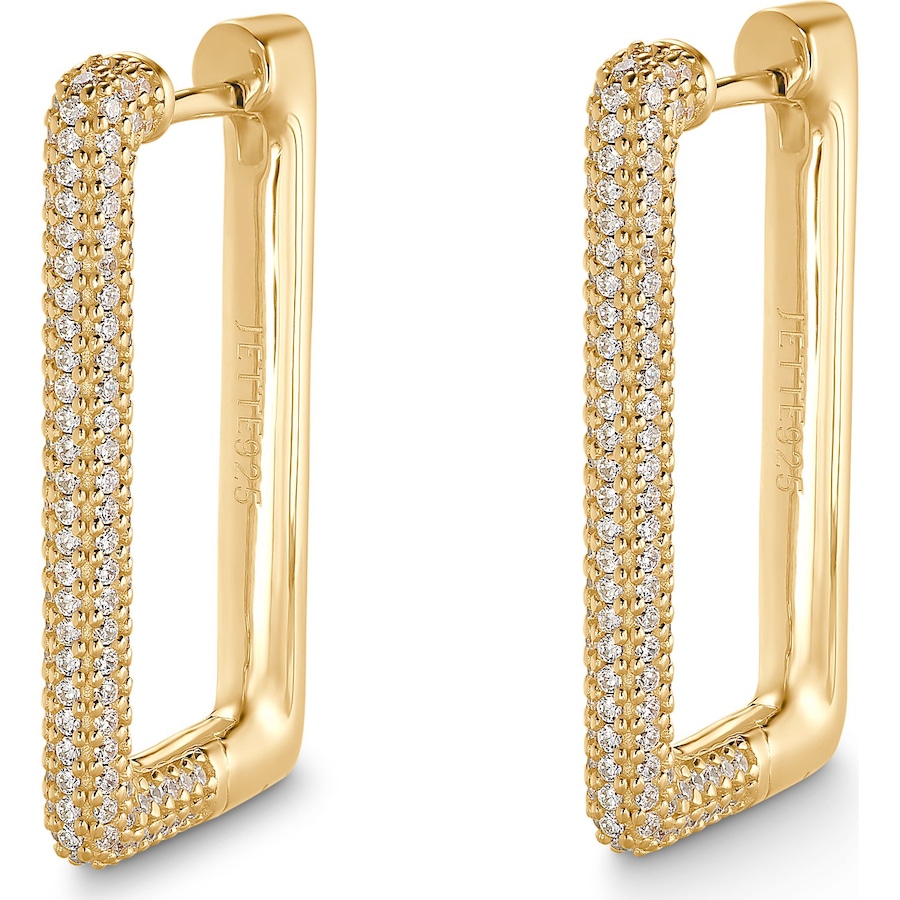 Jette Creolen 925er Silber gelbgold Damen