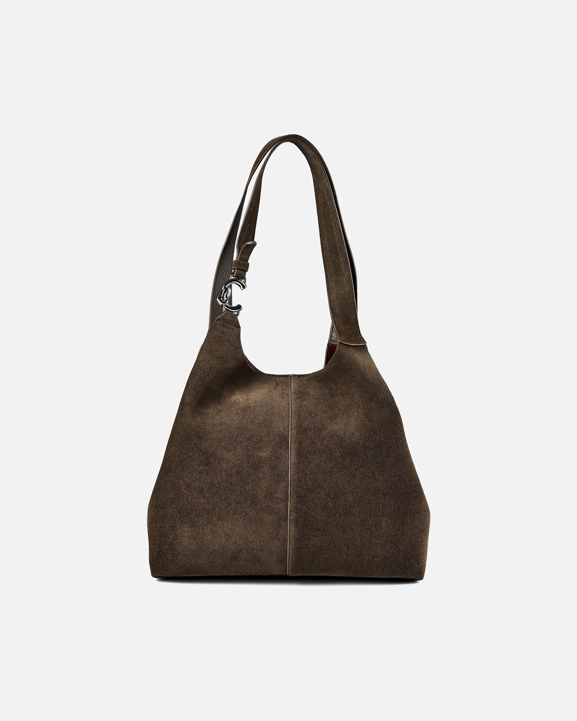 Tasche für Weiblich Coccinelle C-Easy Schultertasche fango-fango