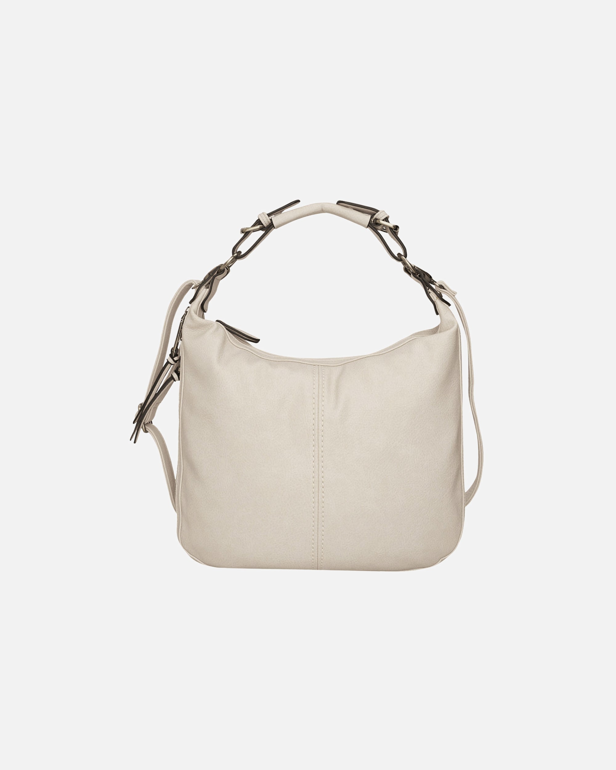 Umhängetasche für Unisex HARPA Handtasche Tate durch Reißverschluss erweiterbar weiß