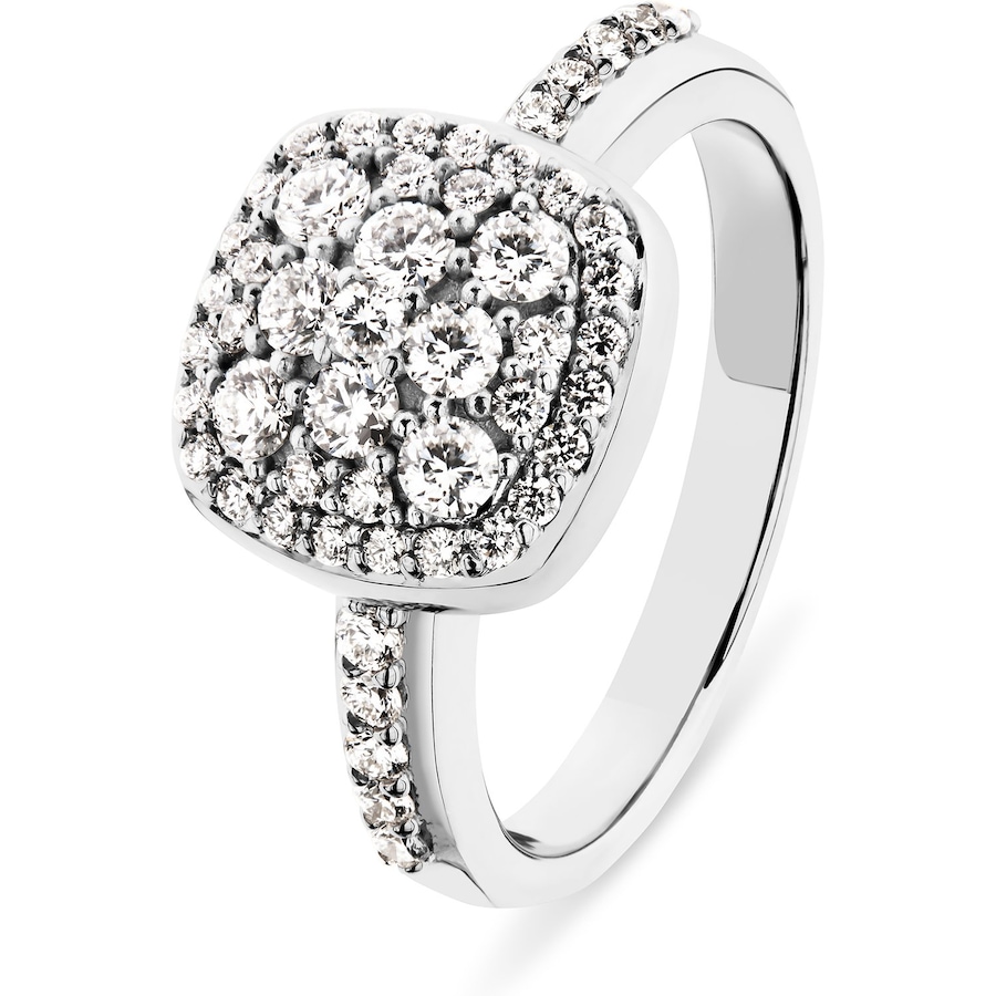 CHRIST Damenring 750er Weißgold 58 Damen