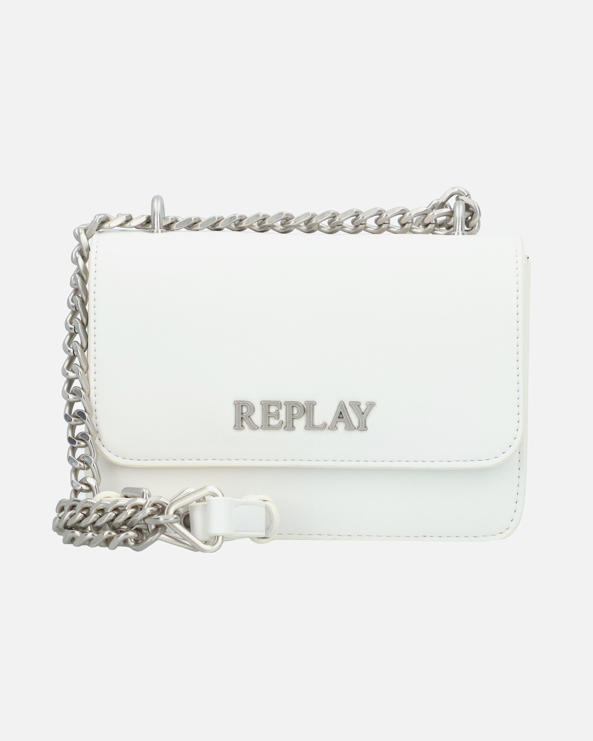 Clutch für Weiblich Replay Woman Umhängetasche optical white