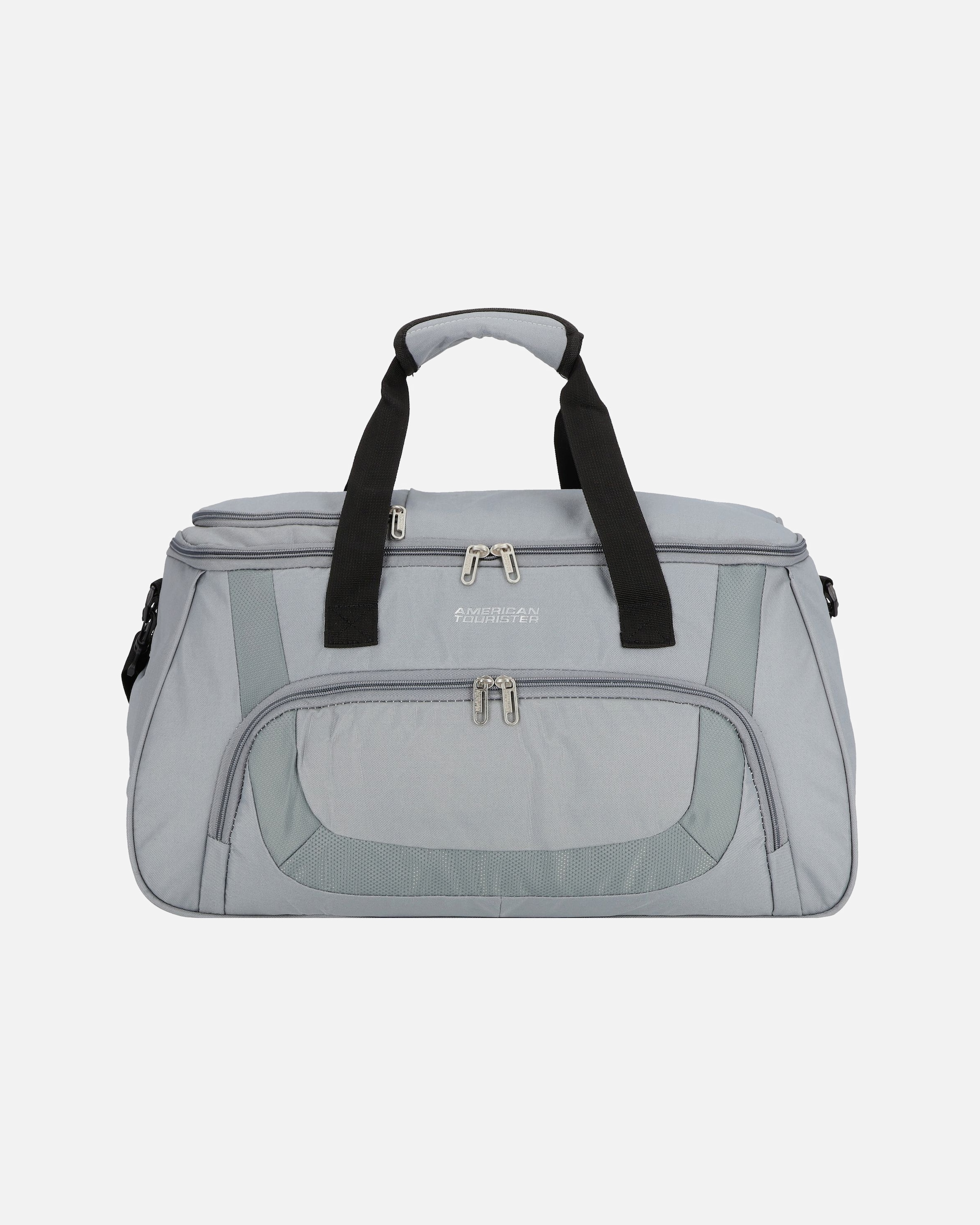 Handgepäckkoffer für Männlich American Tourister Summer Session Weekender Reisetasche 52 cm silver