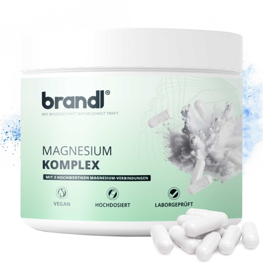 Brandl Nutrition Magnesium Komplex aus 3 Magnesium-Formen 312 g