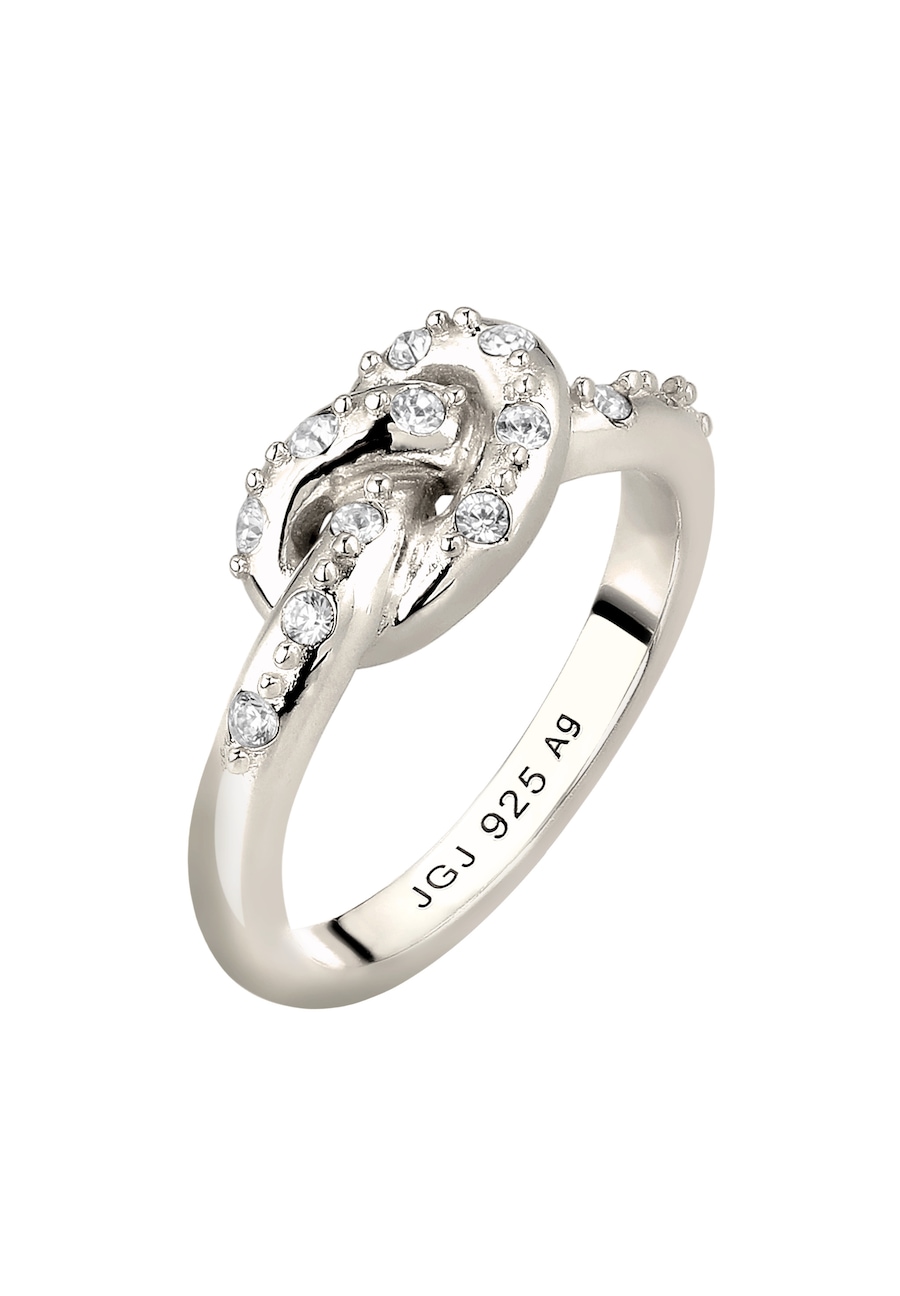 Elli Knoten mit Kristallen von Swarovski 925 Sterling Silber 52 Damen