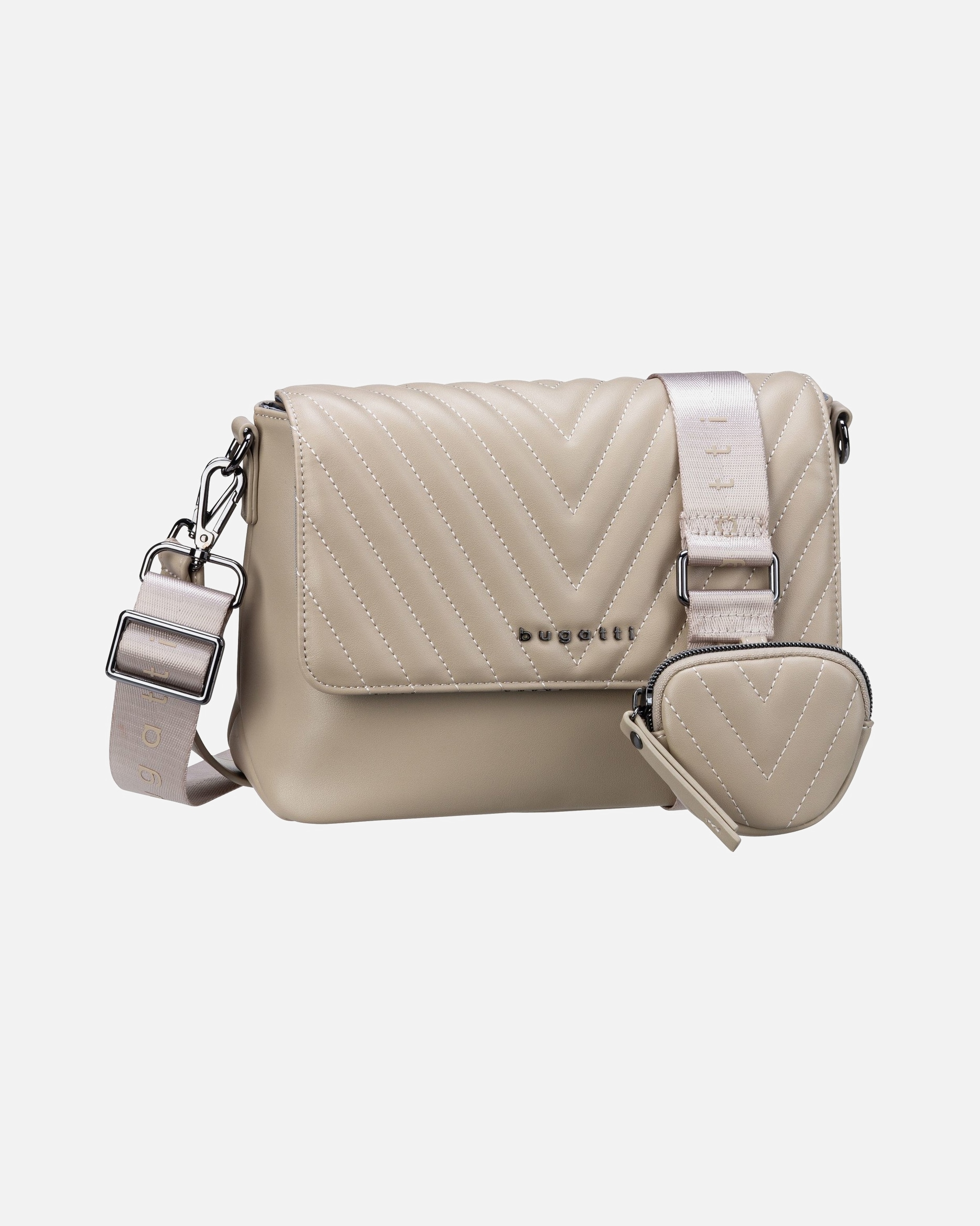 Umhängetasche für Weiblich Bugatti Bodybag Sira Large II Beige