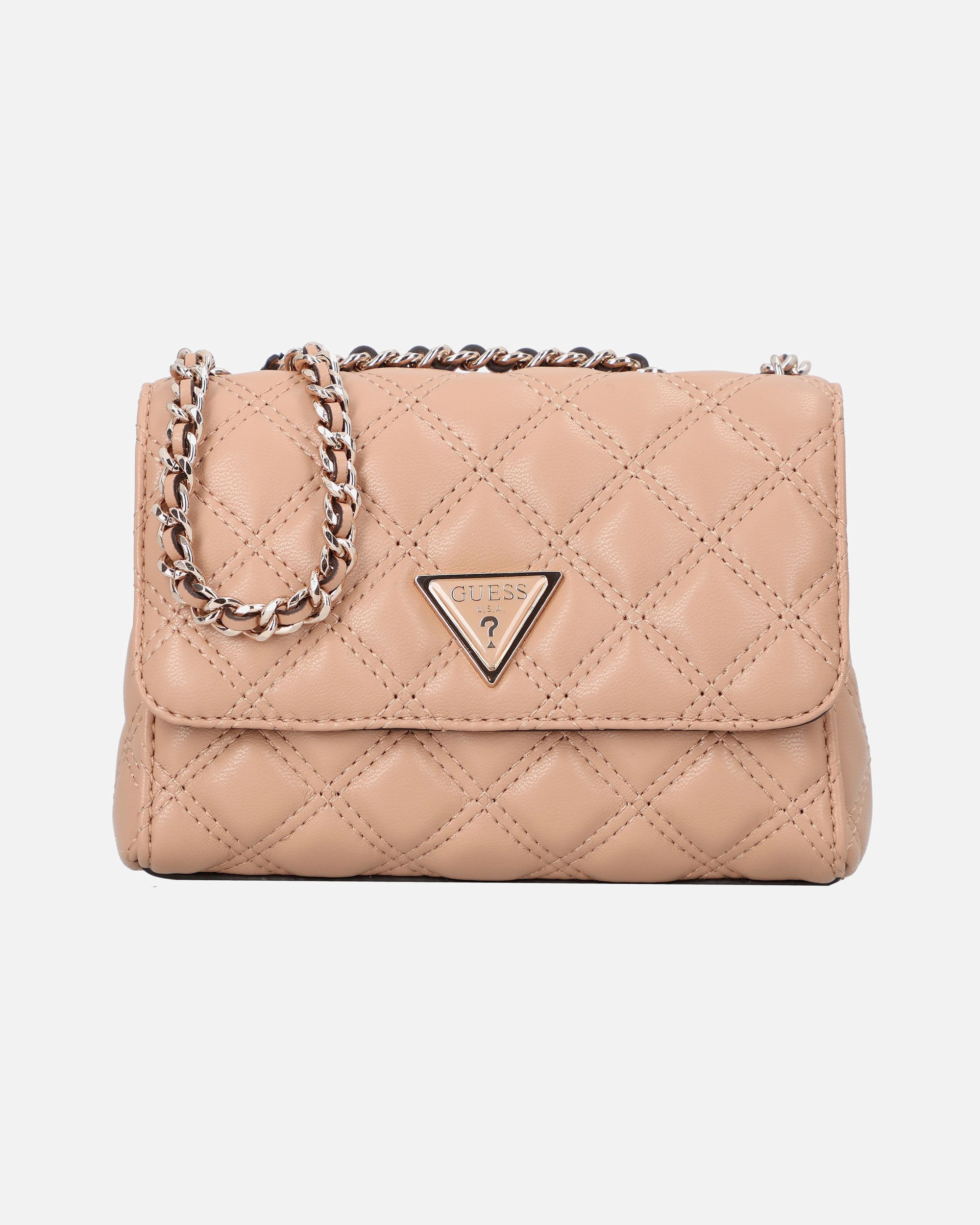 Clutch für Weiblich Guess Giully II Minibag beige