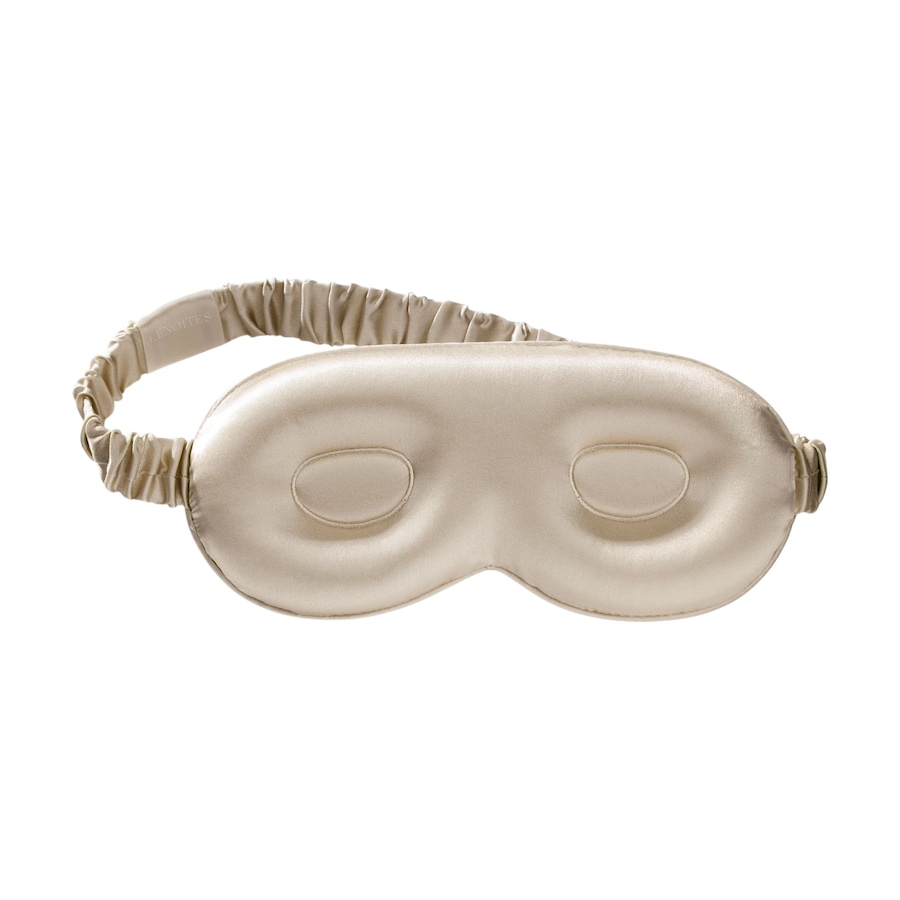 Lenoites Schlafmaske 'Silk Sleep Mask' Greige Grau Damen