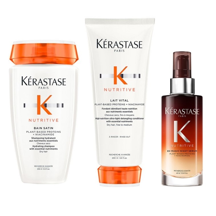 Kérastase Nutritive Set 8 H (Bain Satin/ Lait Vital/ Magic Night Serum)* 0.54 l Damen