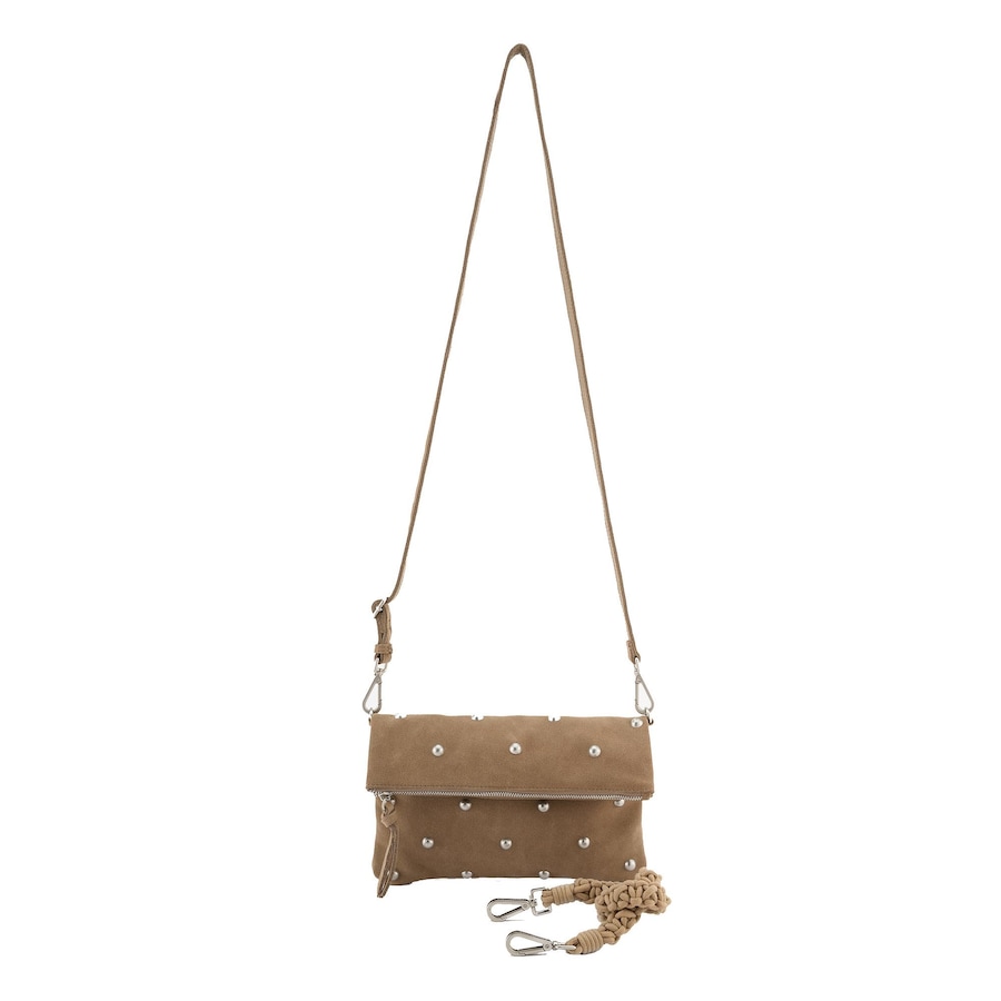 FREDsBRUDER Endless Beads Clutch taupe Hellbraun Damen