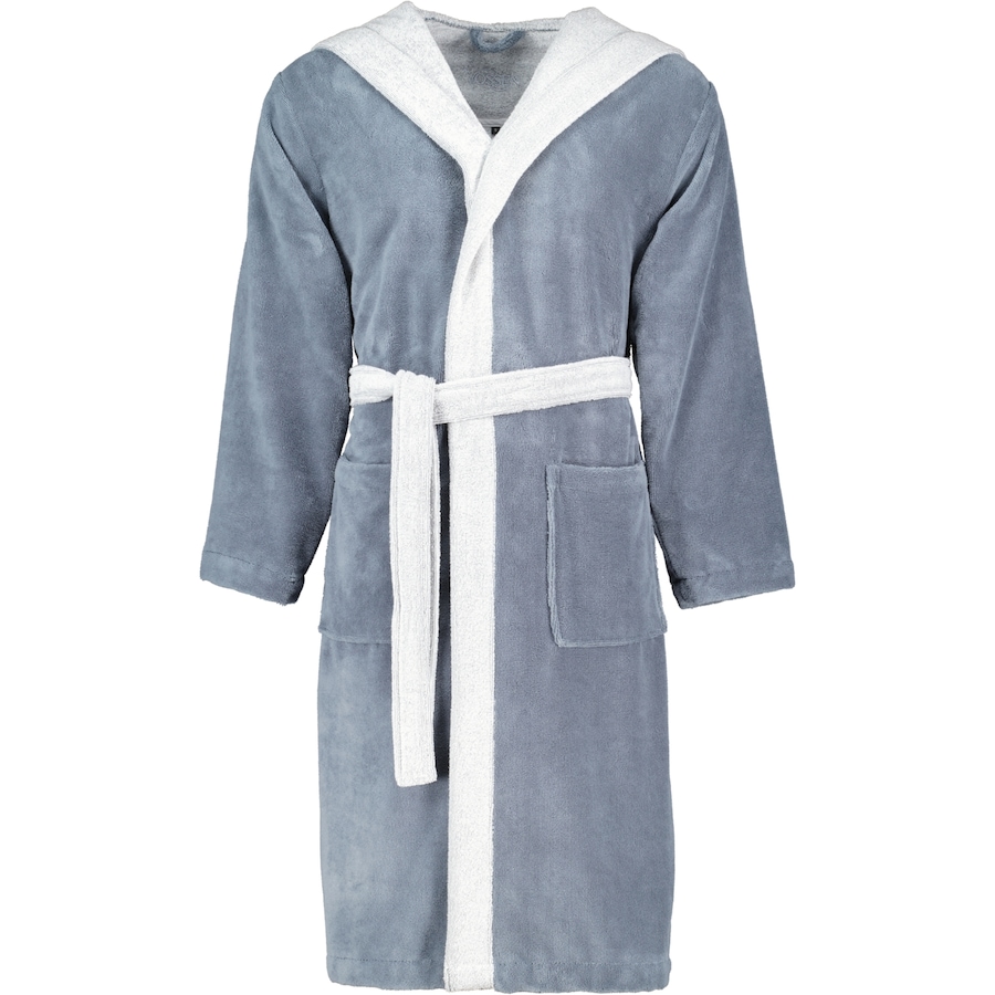 Vossen Bademäntel unisex Kapuze Poppy flanell - 012 XS Weiss