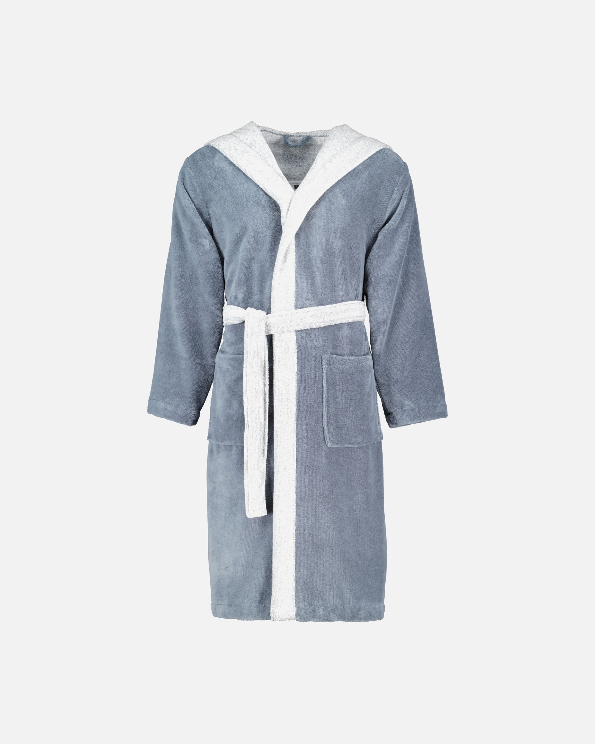 Bademantel für Unisex Vossen Vossen Bademäntel unisex Kapuze Poppy flanell - 012 L