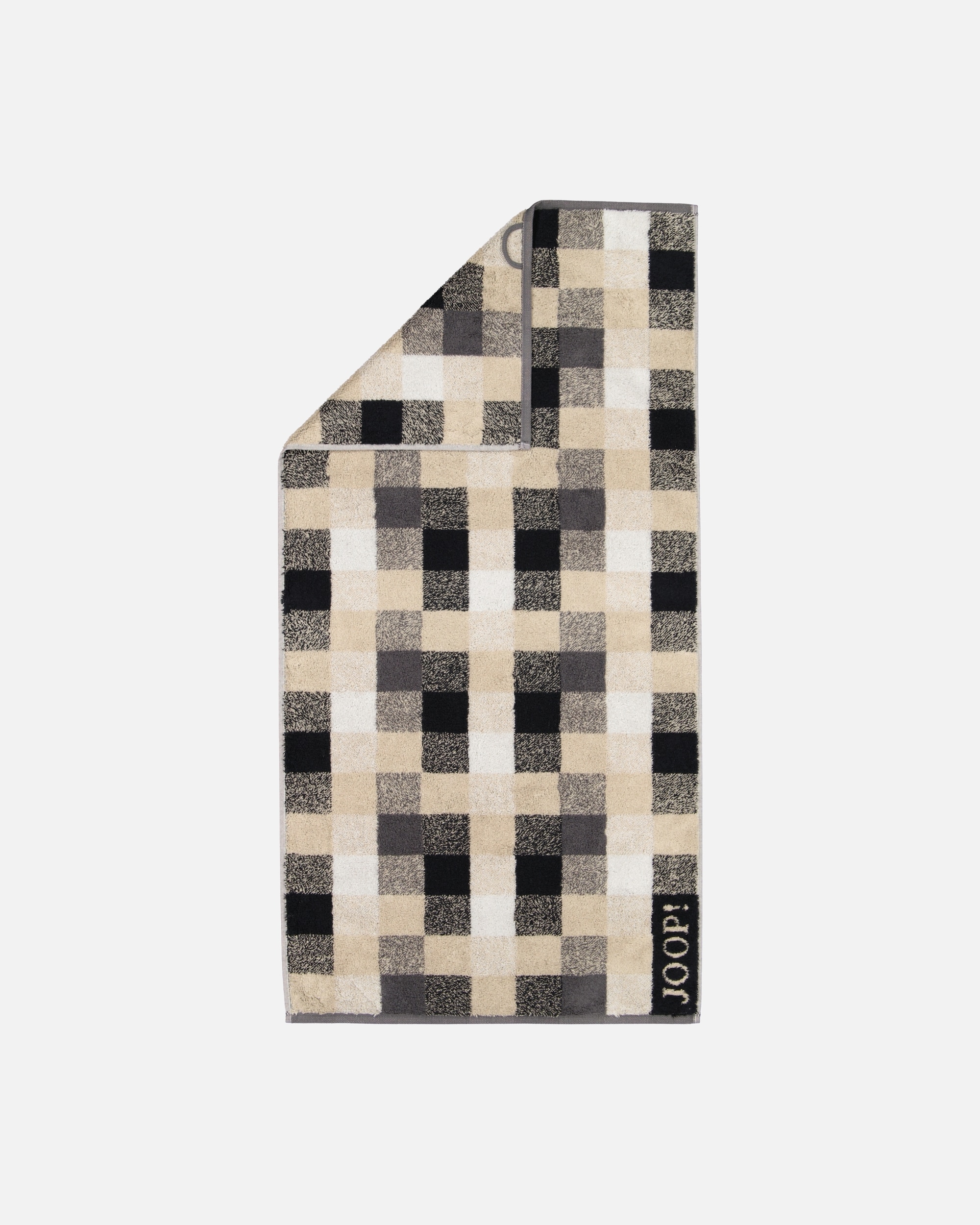 Handtuch für Unisex JOOP! JOOP! Handtücher Vibe Karo 1699 stein - 37 Handtuch 50x100 cm