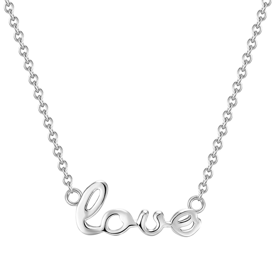 Glanzstücke München Halskette love Sterling Silber in 40,0 cm Basiskette + 5,0 Verlängerung Damen