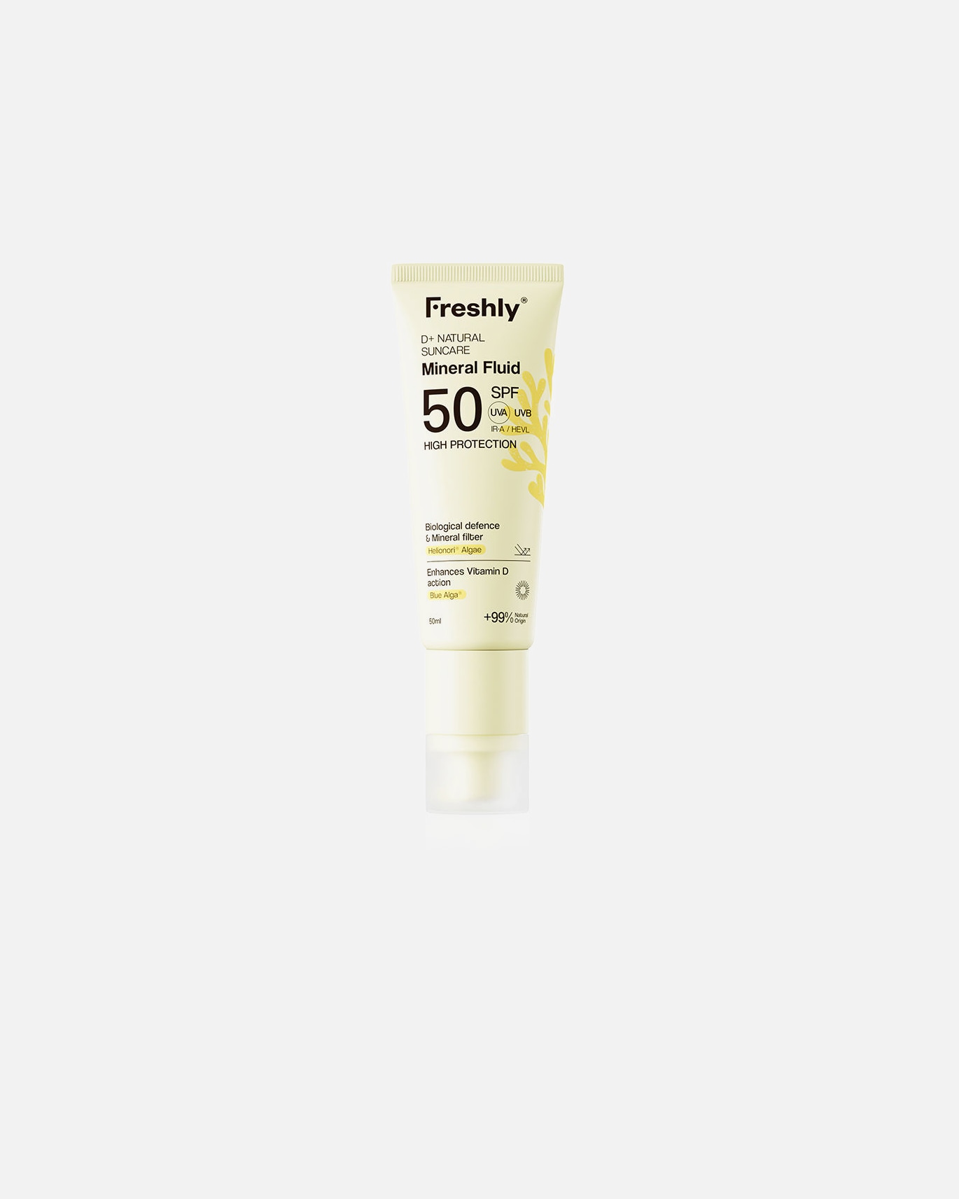 Sonnencreme für Unisex D+ NATÜRLICHE SONNENPFLEGE Mineralfluid LSF 50 50 ml