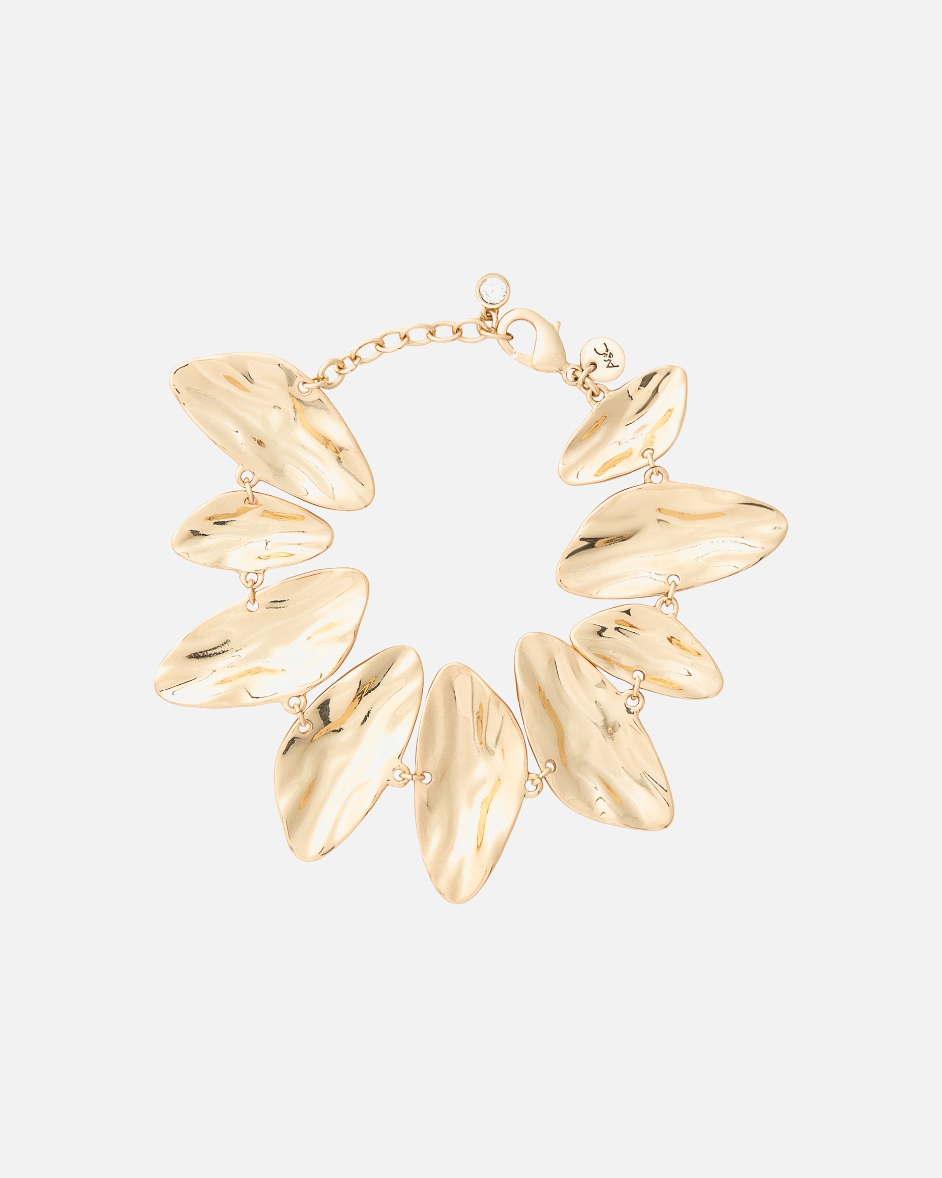 Armband für Weiblich A&C Oslo – Nordic Design Jewellery Default Brand Line Armband 'Swells Gold' gold