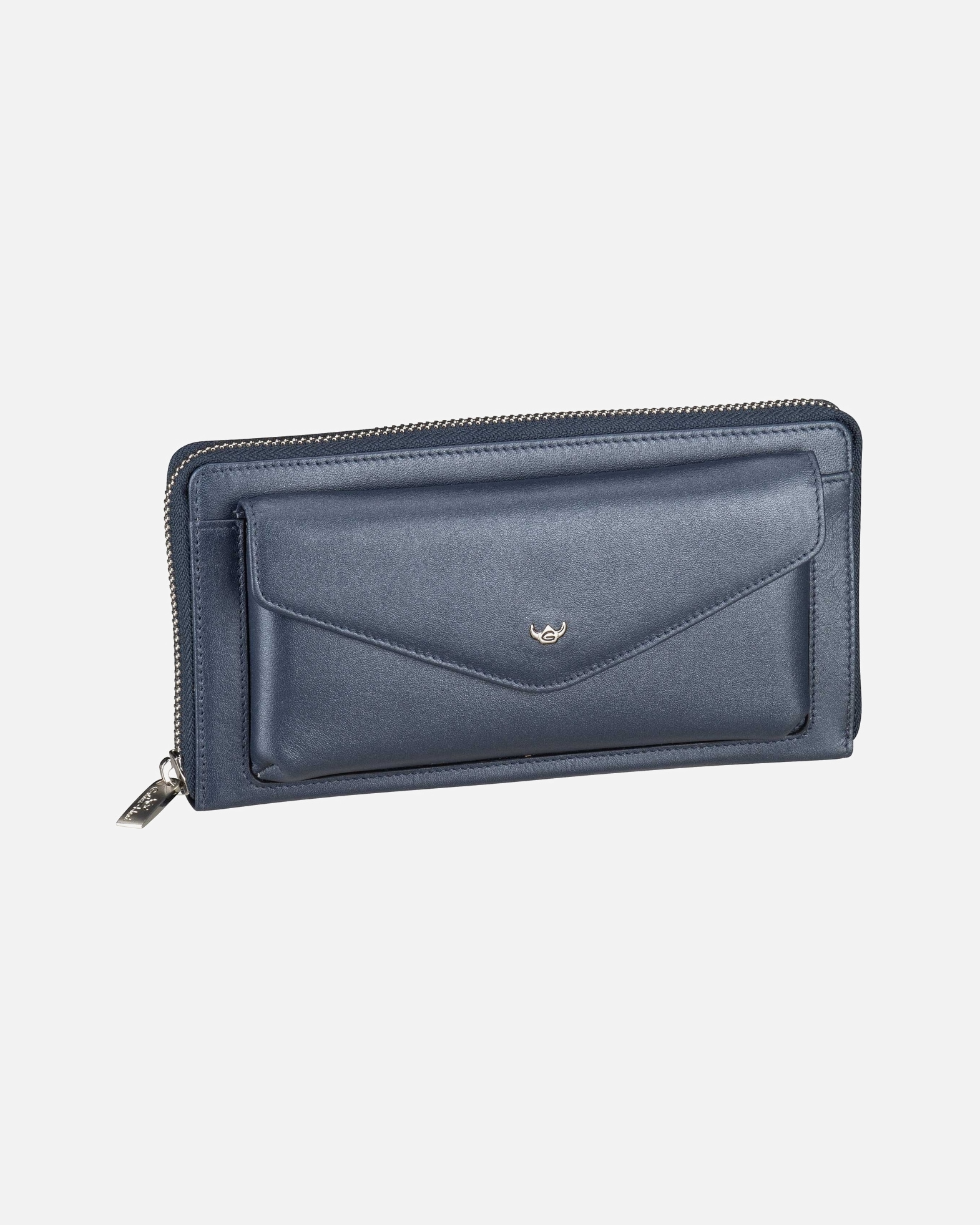 Portemonnaie für Weiblich Golden Head Geldbörse Valencia RFID Protect 2830 Saphir