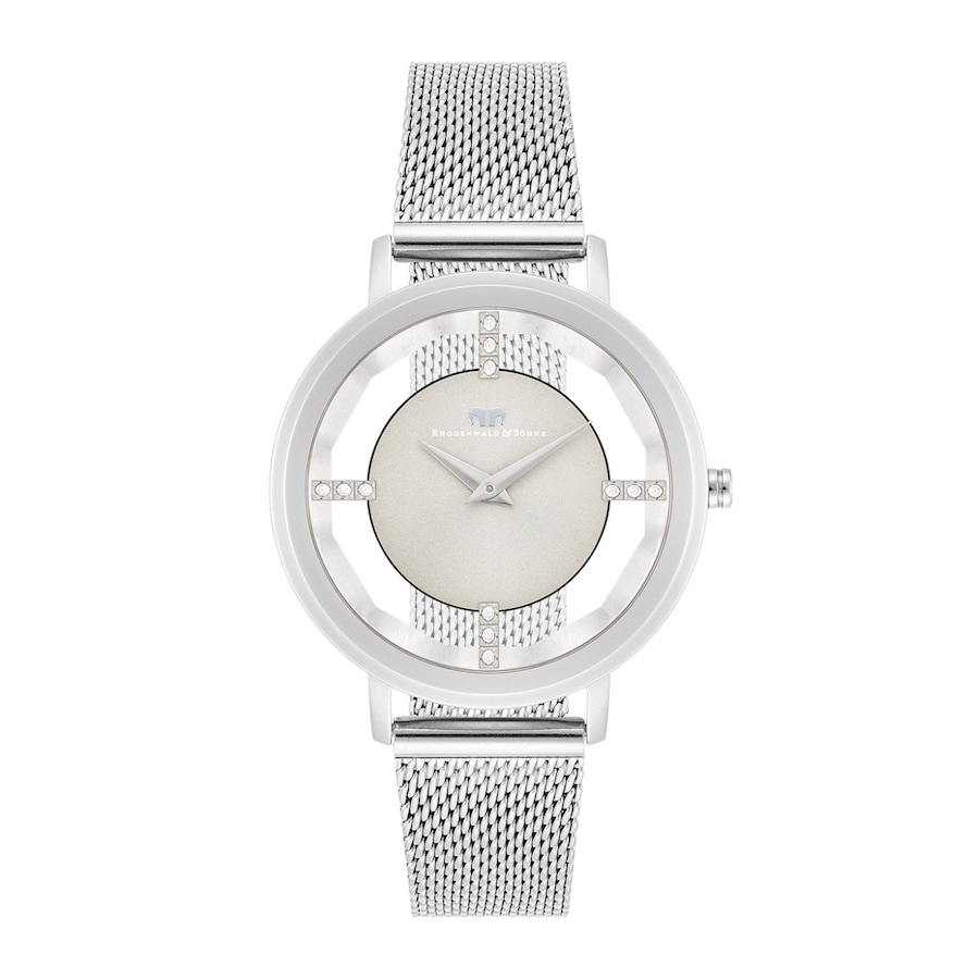 Rhodenwald & Söhne Armband-Uhr Lucrezia aus Edelstahl in gelbgold Silber Damen