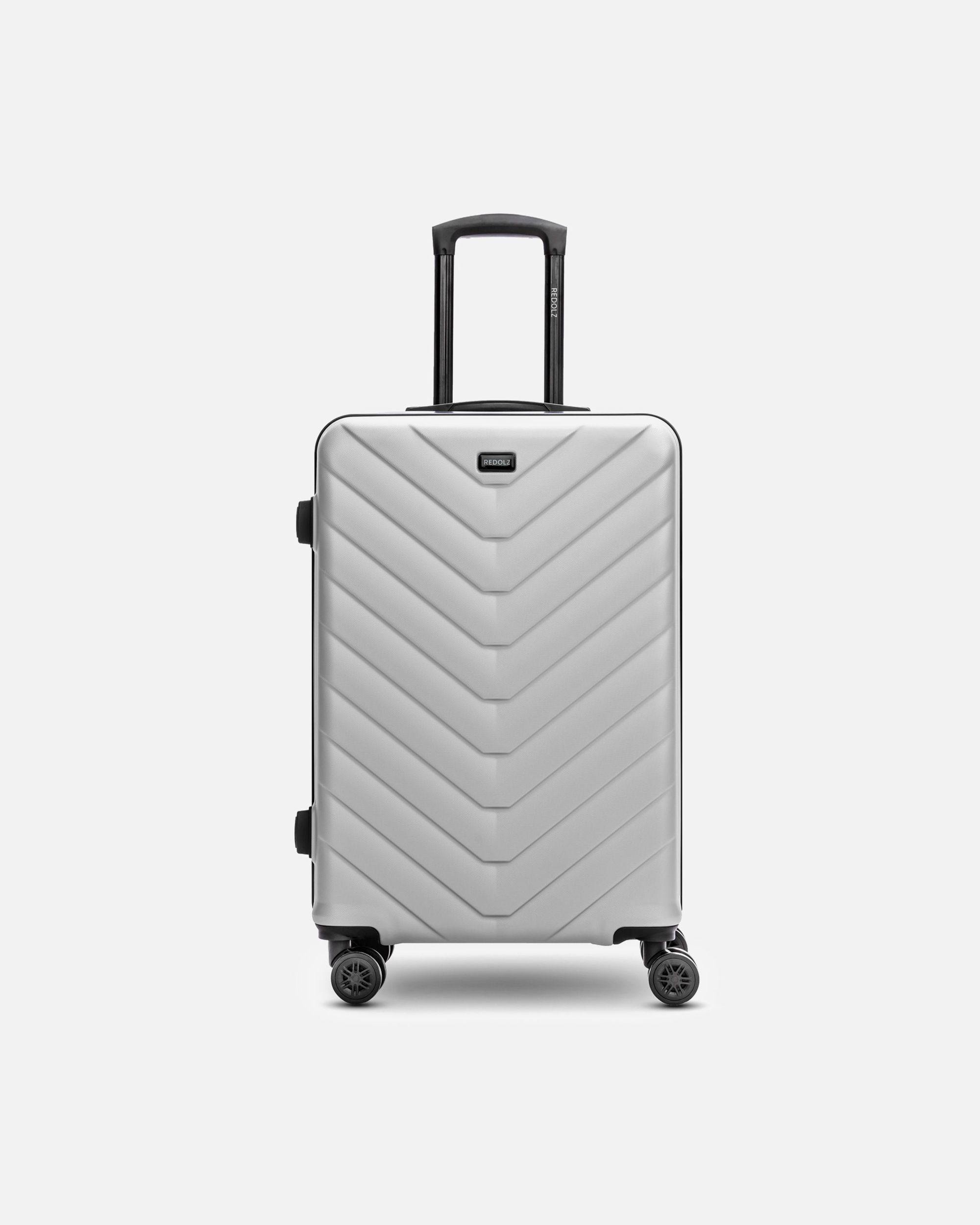 Koffer für Männlich Redolz Essentials 07 MEDIUM 4 Rollen Trolley 67 cm silver-colored 2