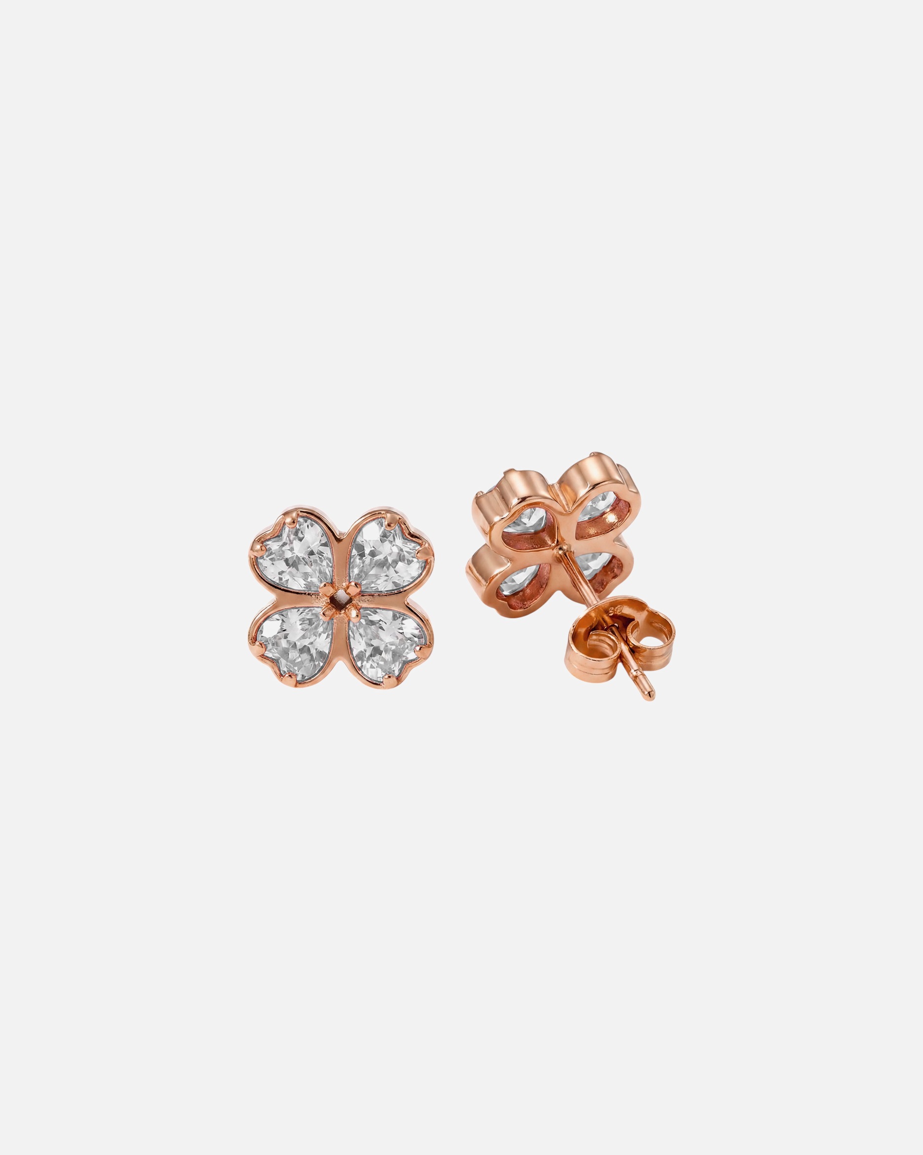 Ohrringe für Unisex Purelei Cuore Ohrringe 100% Edelstahl Rosegold