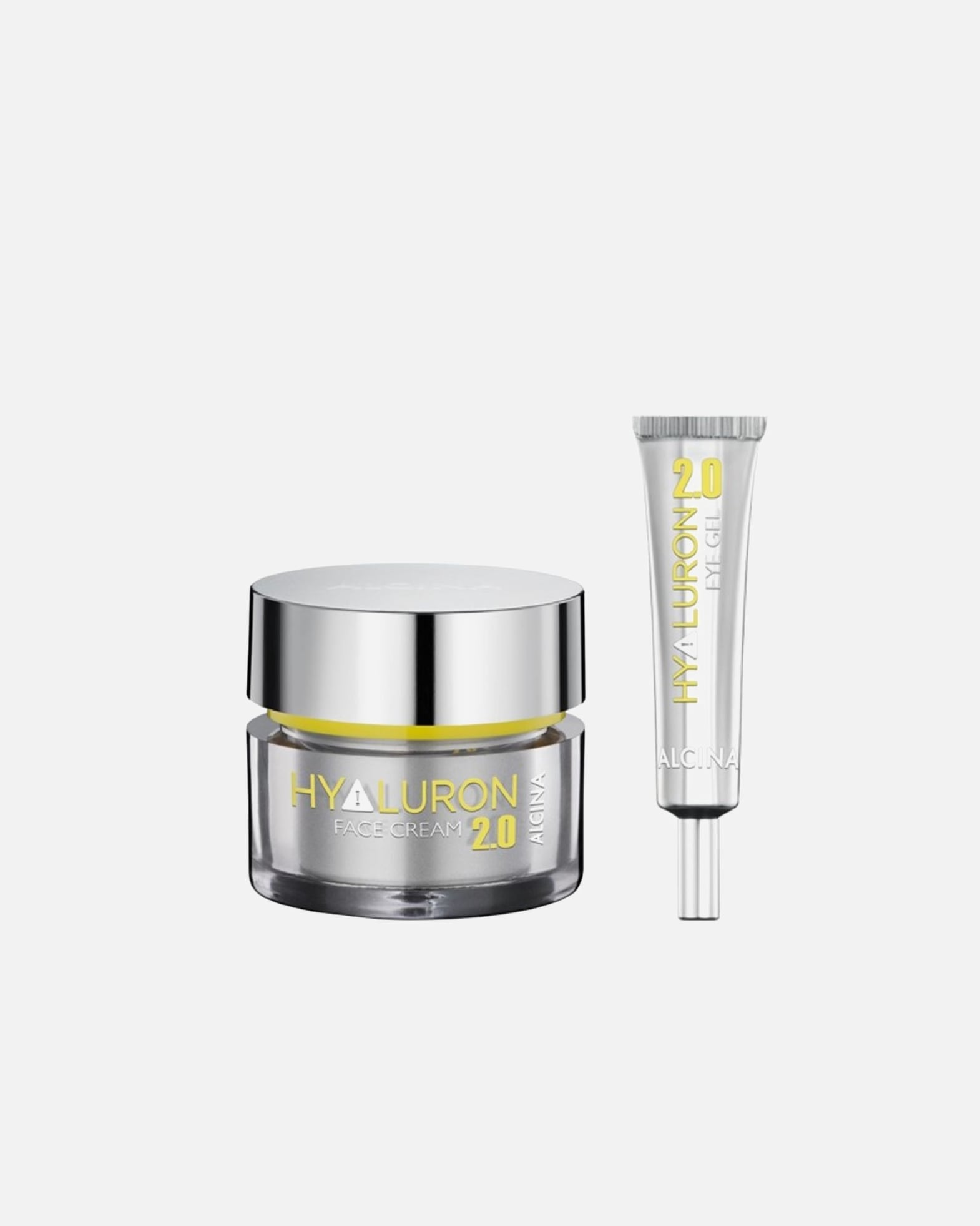 für Unisex Alcina Hyaluron 2.0 Gesichtscreme + Eye Gel 1 Stück