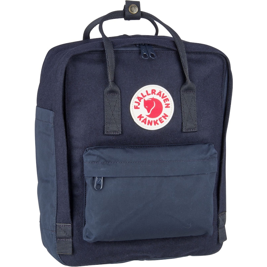 Fjällräven Rucksack / Daypack Kanken Re-Wool Night Sky Schwarz