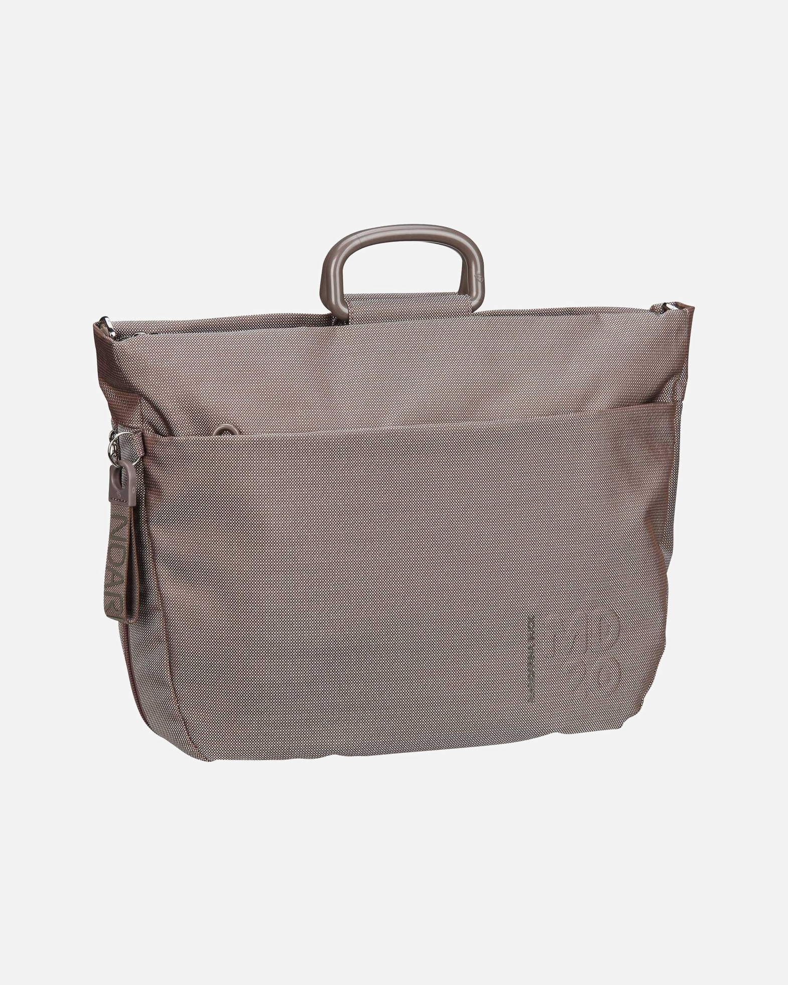 Handtasche für Weiblich Mandarina Duck Handtasche MD20 Shopper QMT40 Taupe