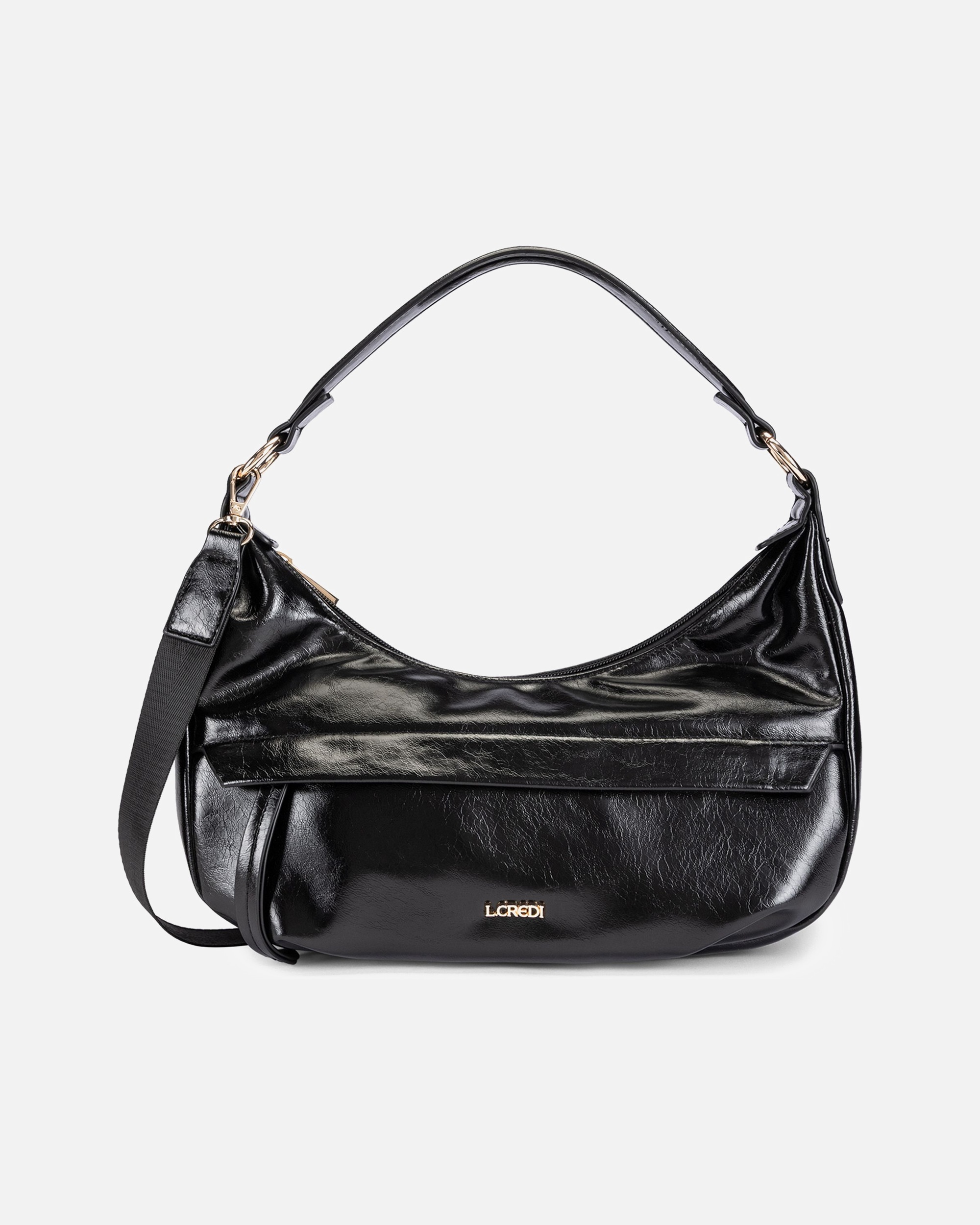 Tasche für Weiblich L.CREDI Sohanni Schultertasche schwarz