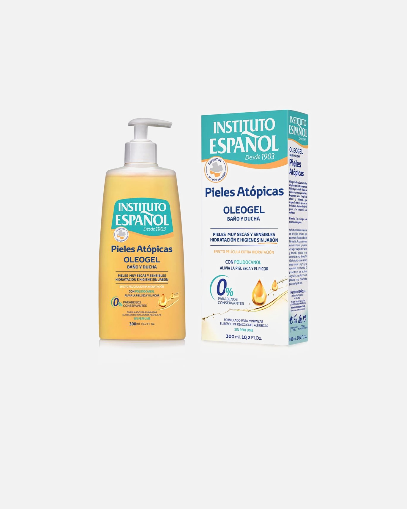 Duschgel für Unisex Instituto Español PIEL ATÓPICA oleogel baño y ducha 300 ml